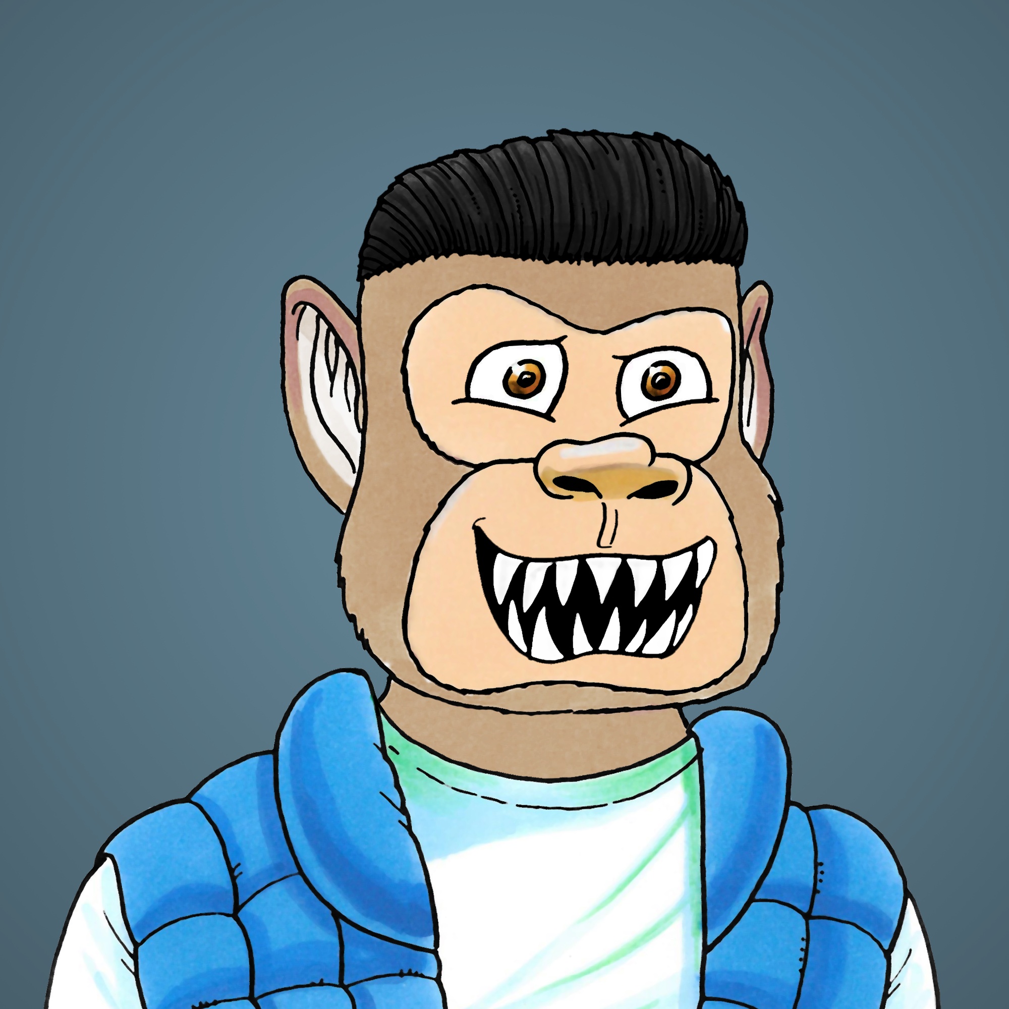 George Trosley - Jungle Freaks - Jungle Freak 2657 - NFT # 2657