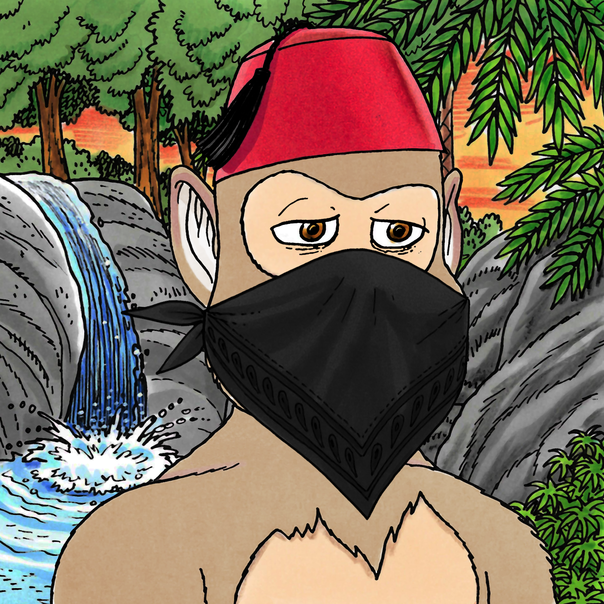 George Trosley - Jungle Freaks - Jungle Freak 2658 - NFT # 2658