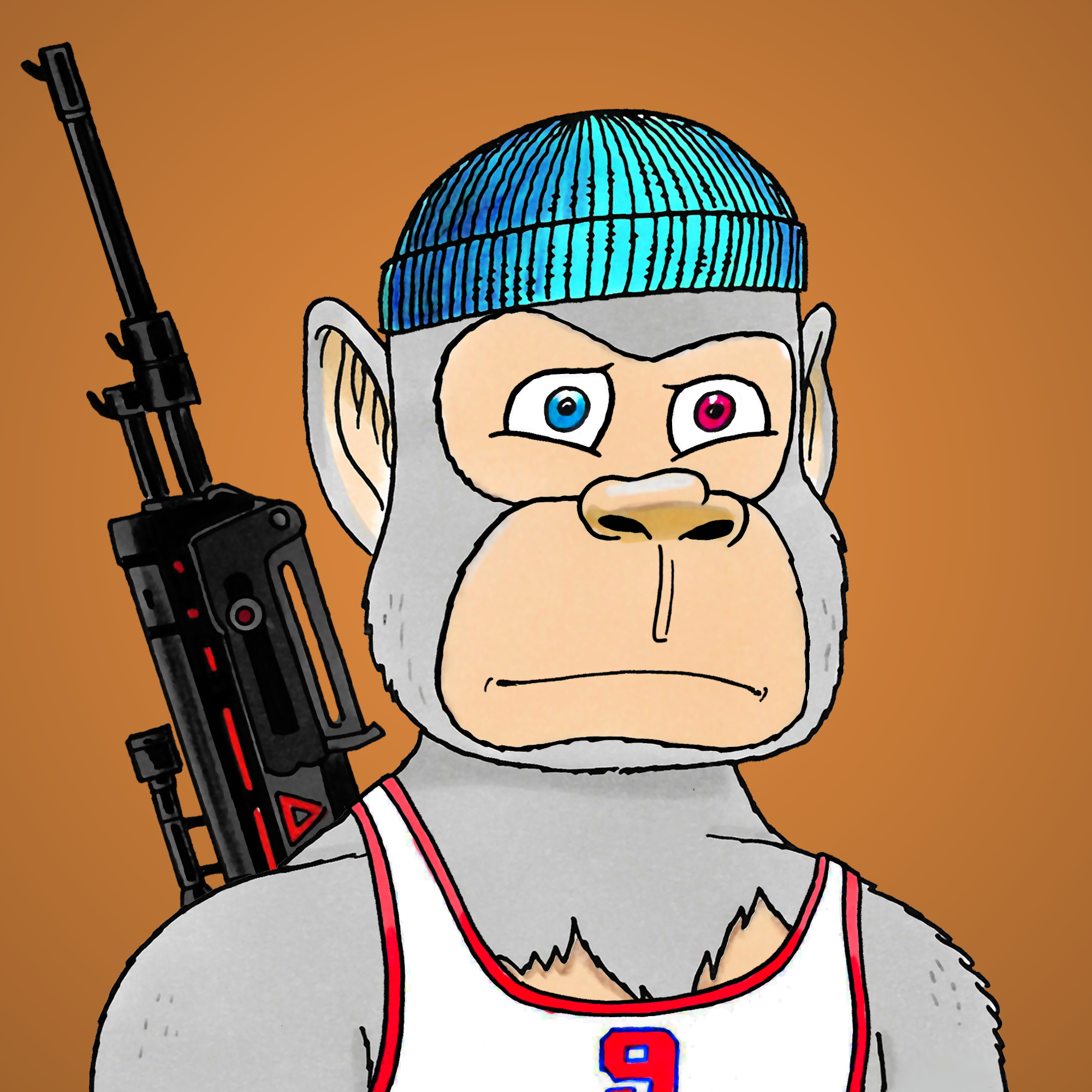 George Trosley - Jungle Freaks - Jungle Freak 2661 - NFT # 2661