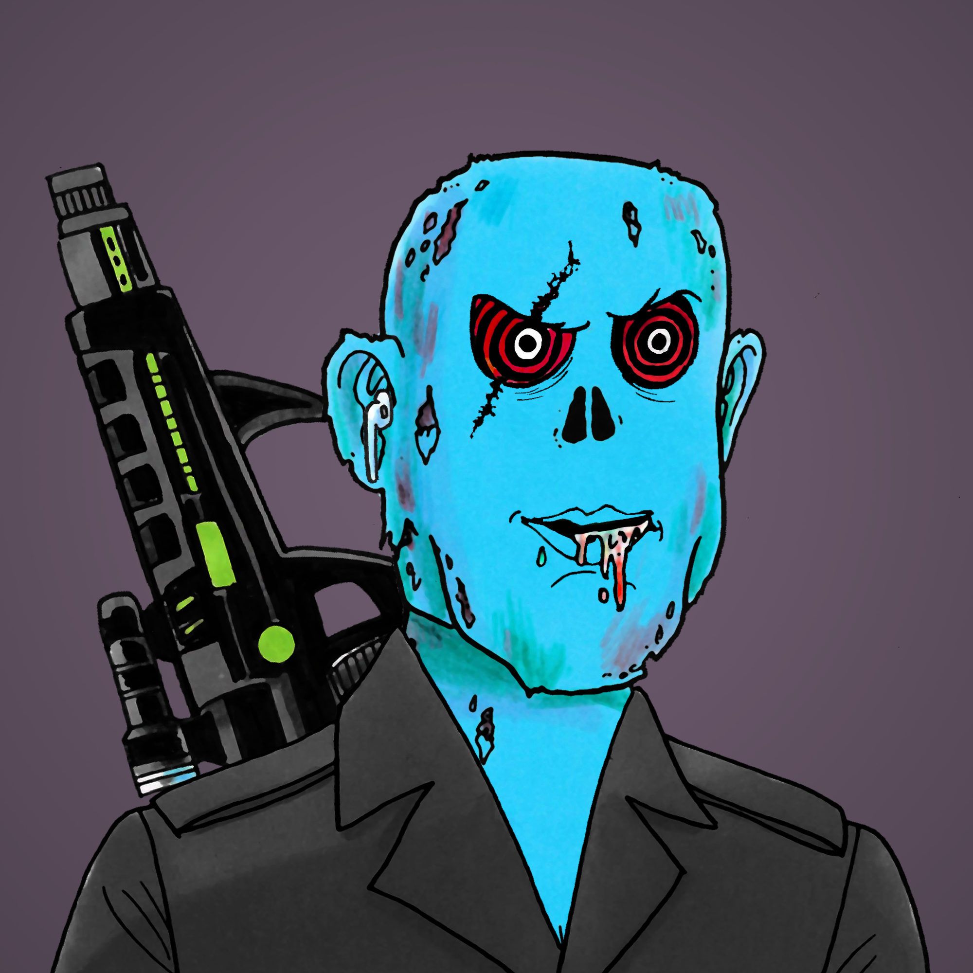 George Trosley - Jungle Freaks - Jungle Freak 2669 - NFT # 2669