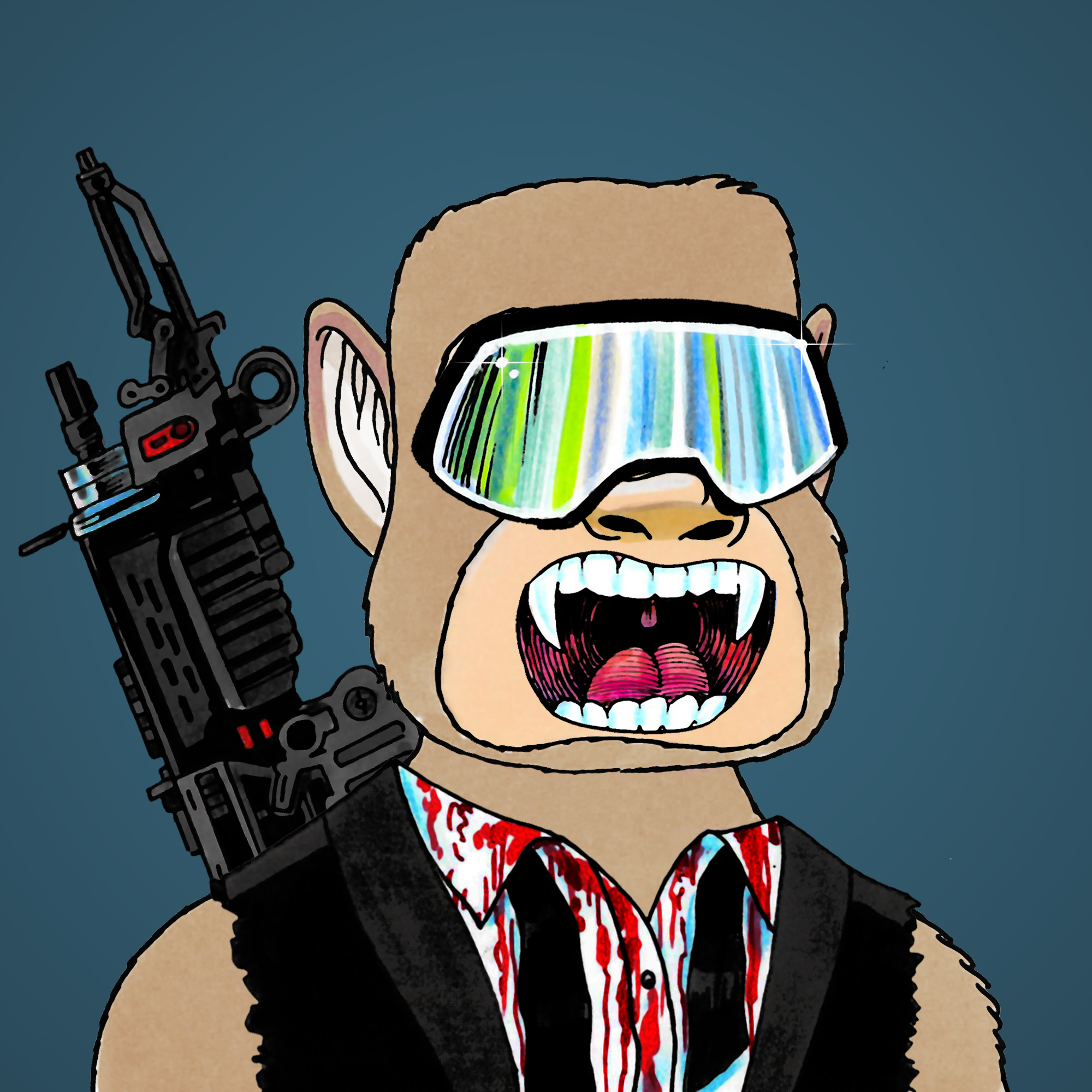 George Trosley - Jungle Freaks - Jungle Freak 267 - NFT # 267