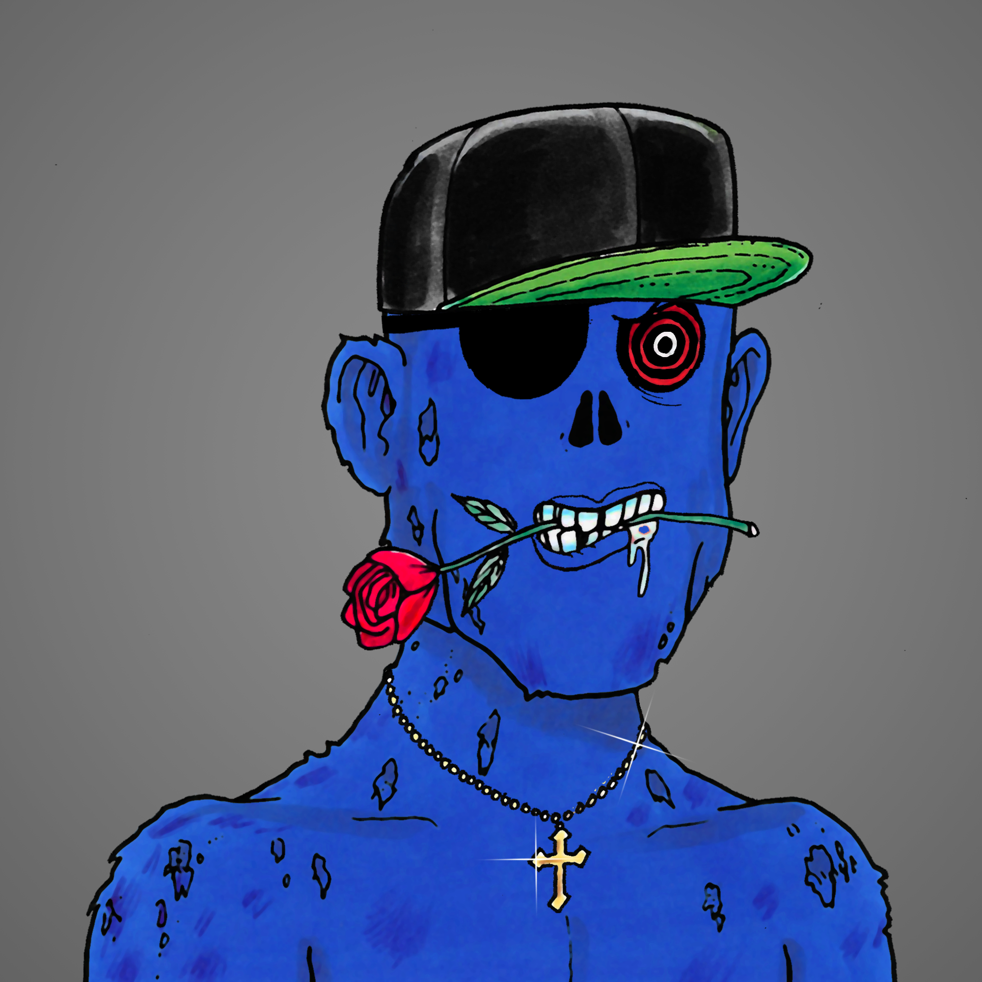 George Trosley - Jungle Freaks - Jungle Freak 2674 - NFT # 2674