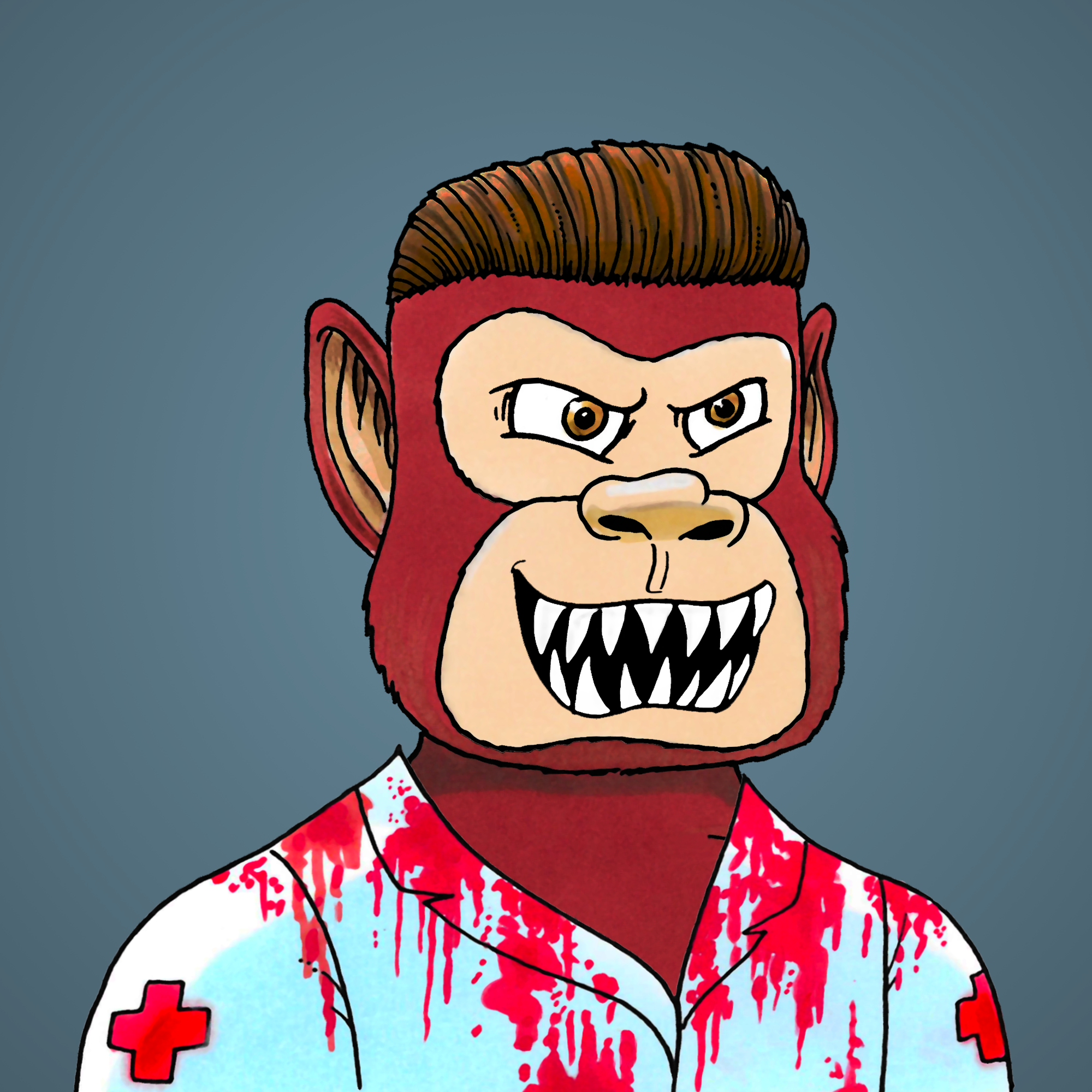 George Trosley - Jungle Freaks - Jungle Freak 2679 - NFT # 2679