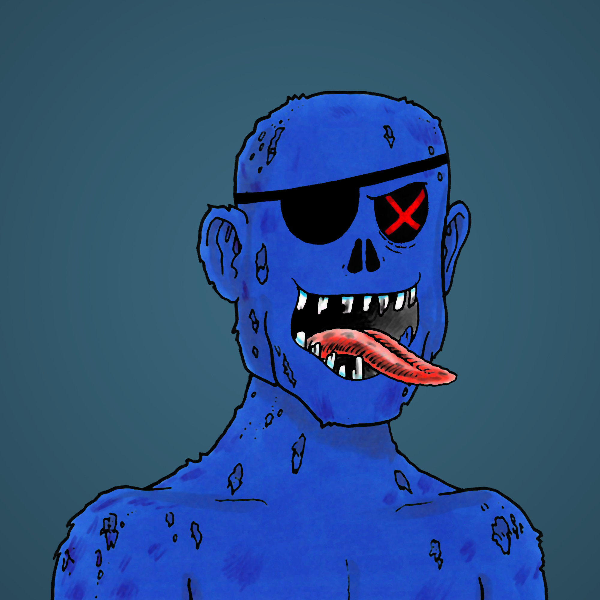 George Trosley - Jungle Freaks - Jungle Freak 2685 - NFT # 2685