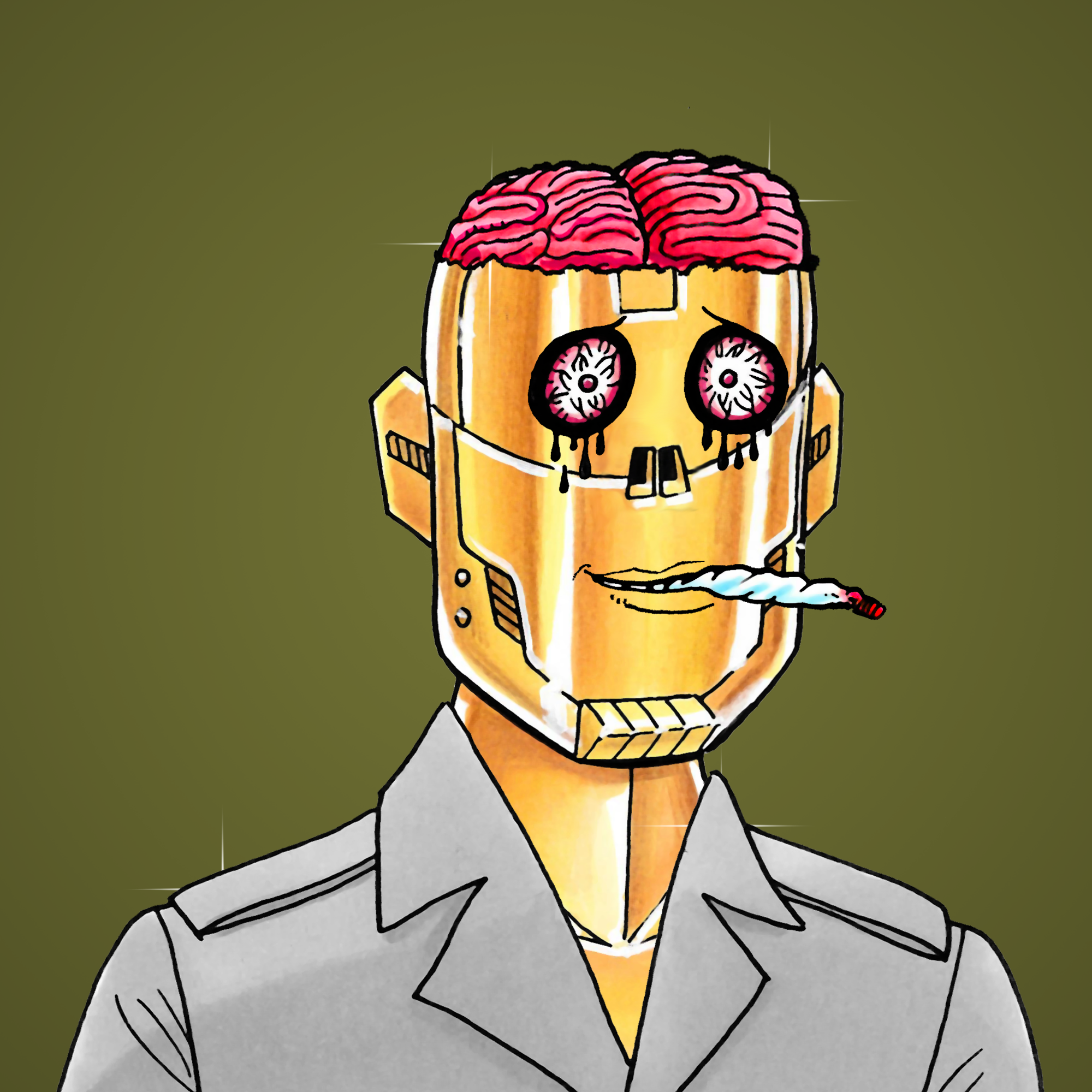 George Trosley - Jungle Freaks - Jungle Freak 2688 - NFT # 2688