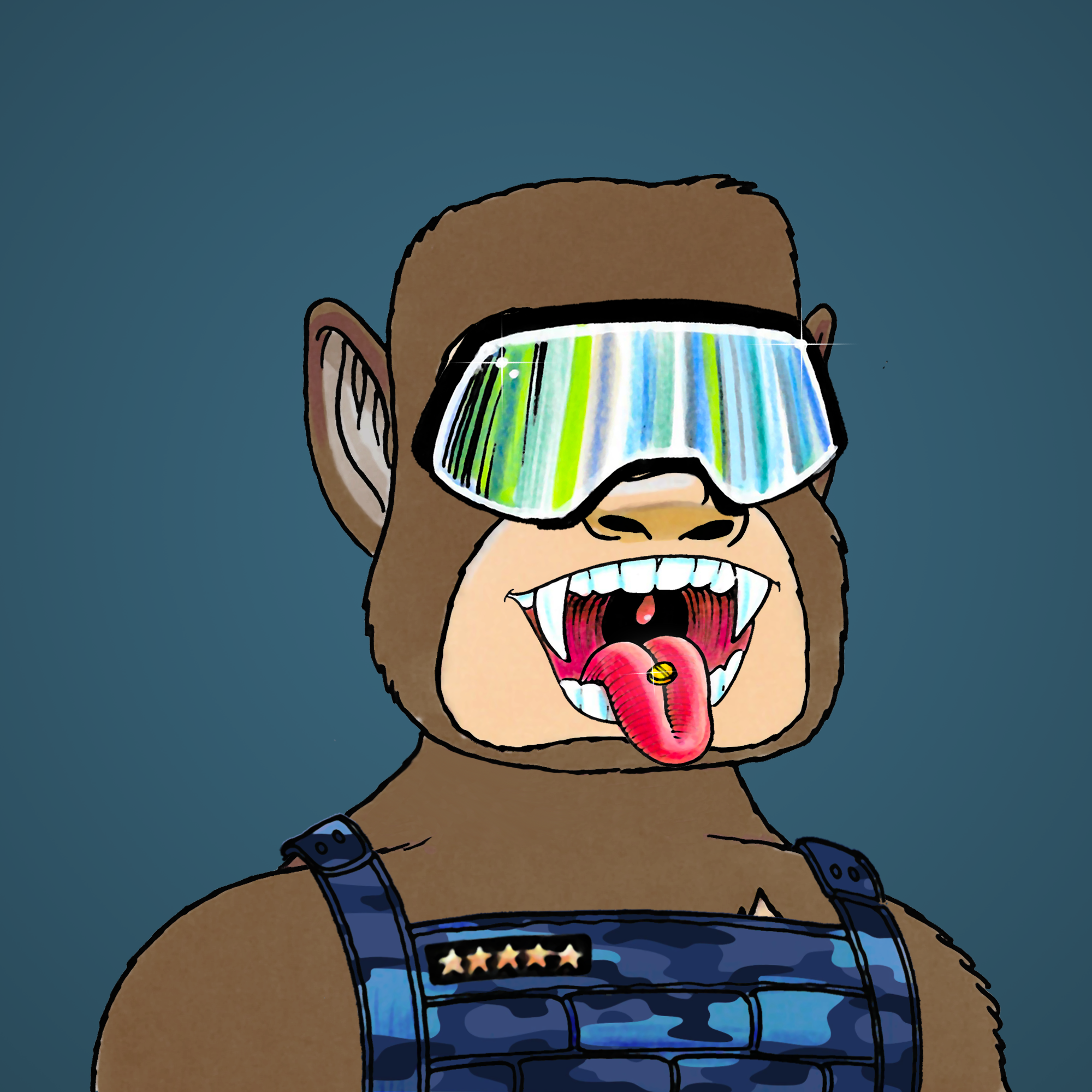 George Trosley - Jungle Freaks - Jungle Freak 2690 - NFT # 2690