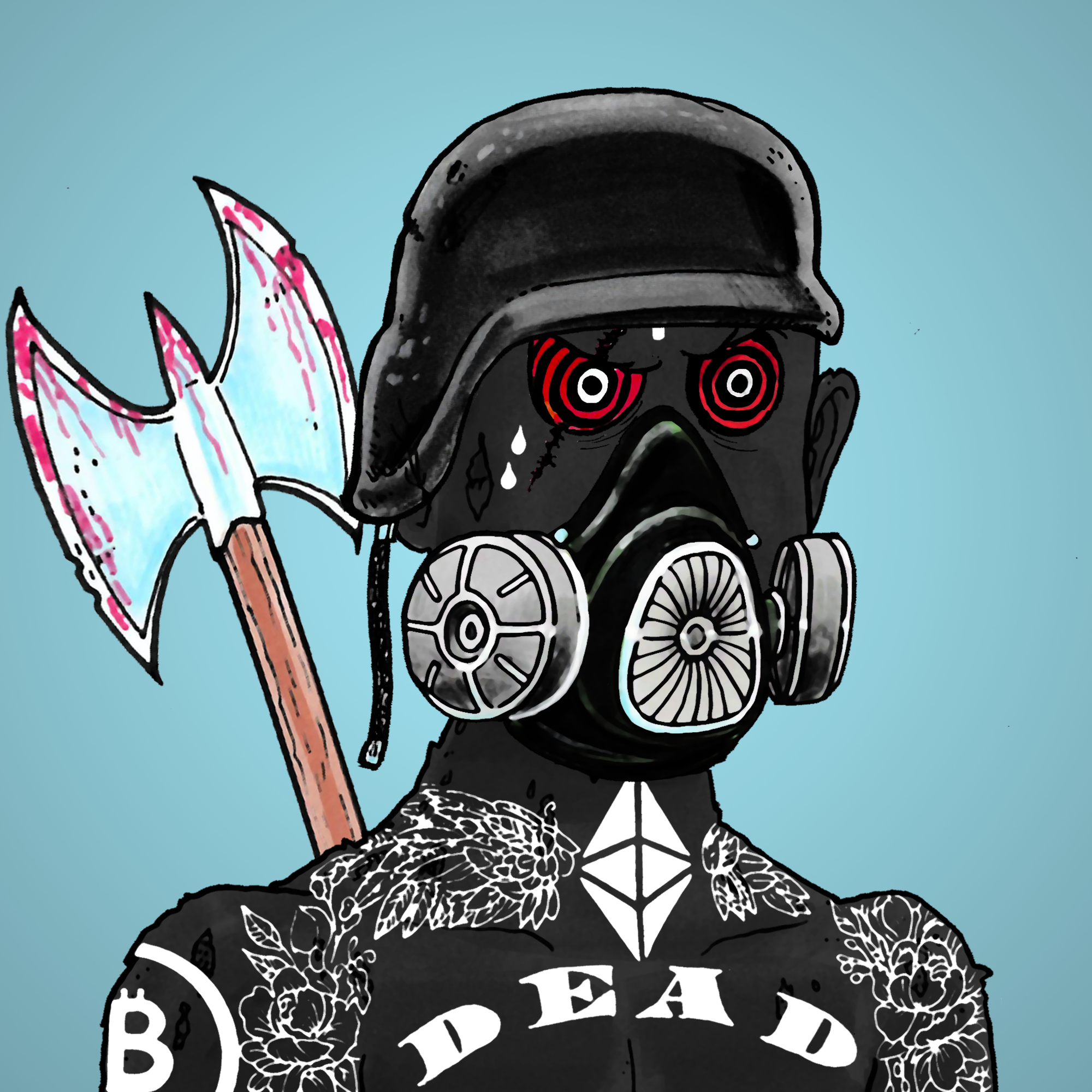 George Trosley - Jungle Freaks - Jungle Freak 2695 - NFT # 2695