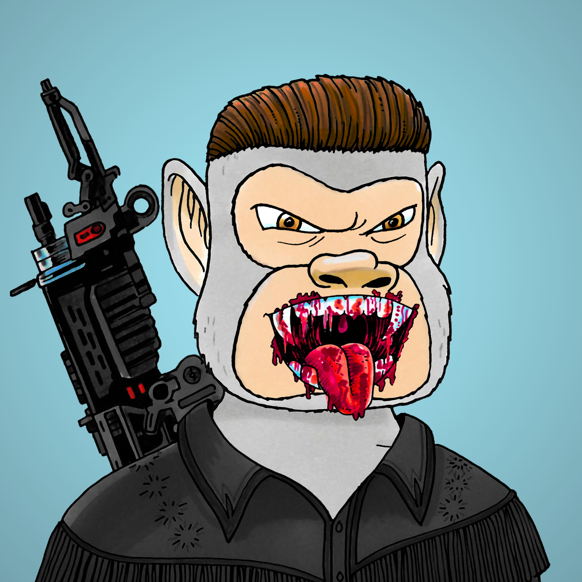 George Trosley - Jungle Freaks - Jungle Freak 2700 - NFT # 2700