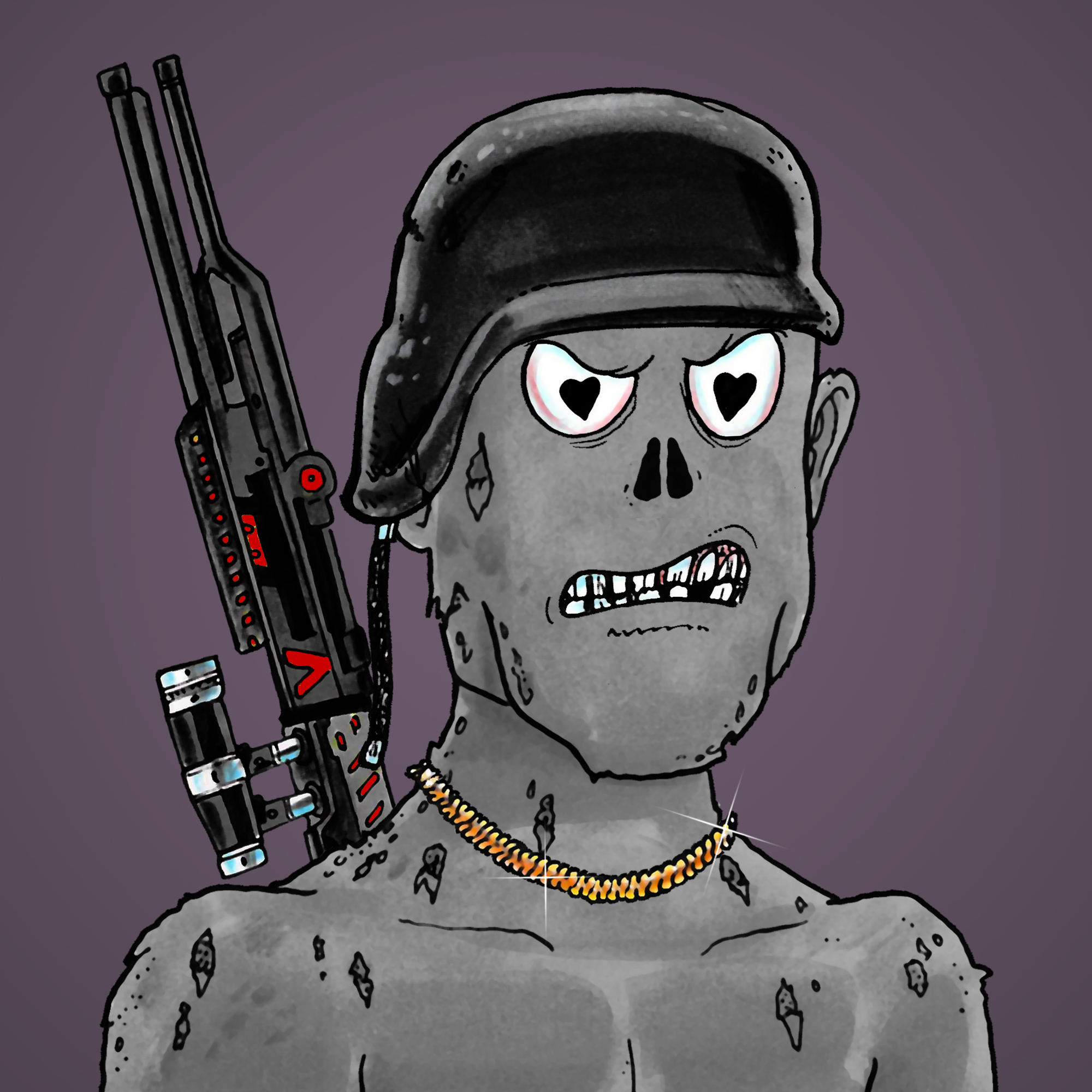 George Trosley - Jungle Freaks - Jungle Freak 2717 - NFT # 2717