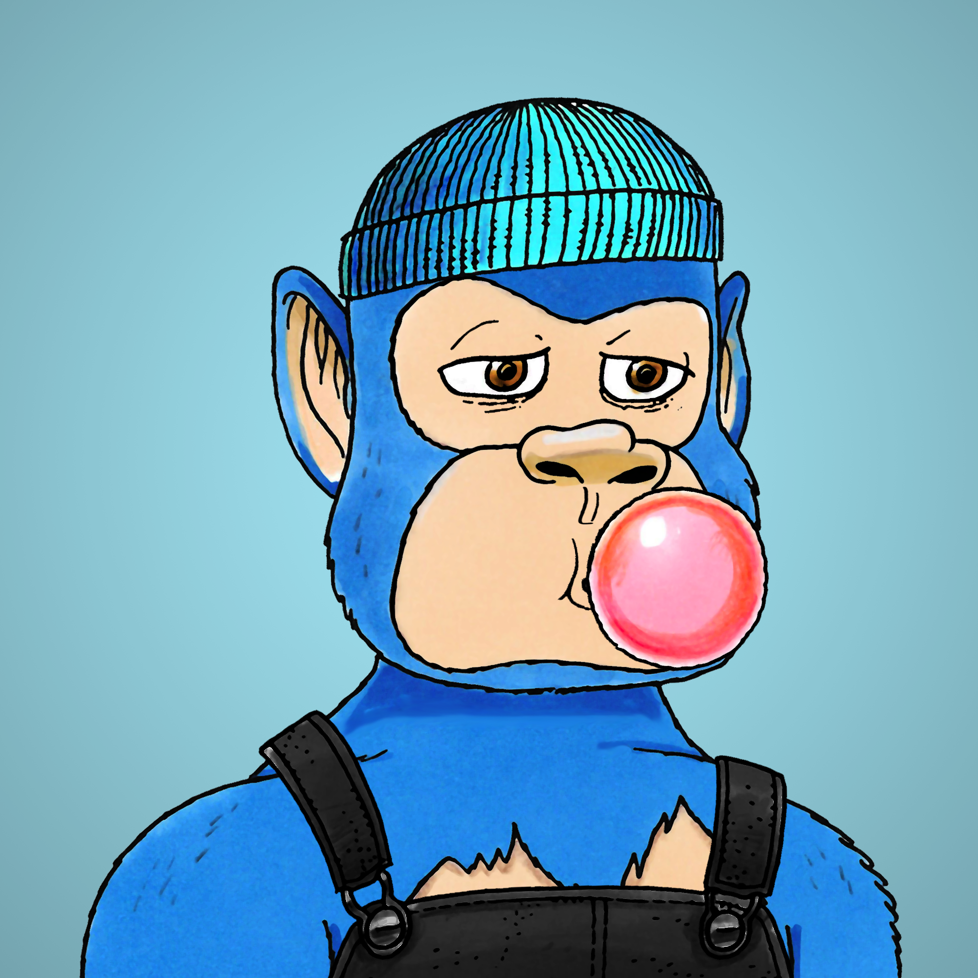 George Trosley - Jungle Freaks - Jungle Freak 2723 - NFT # 2723