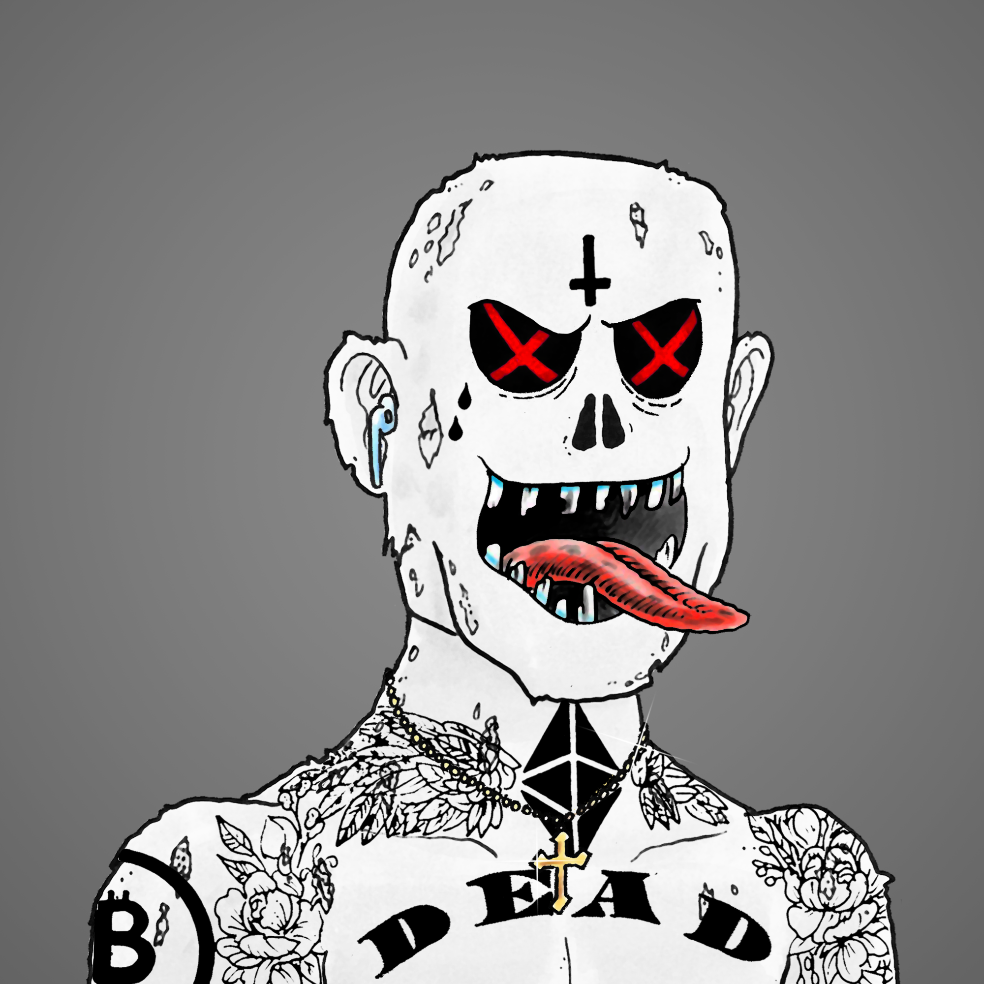 George Trosley - Jungle Freaks - Jungle Freak 2726 - NFT # 2726