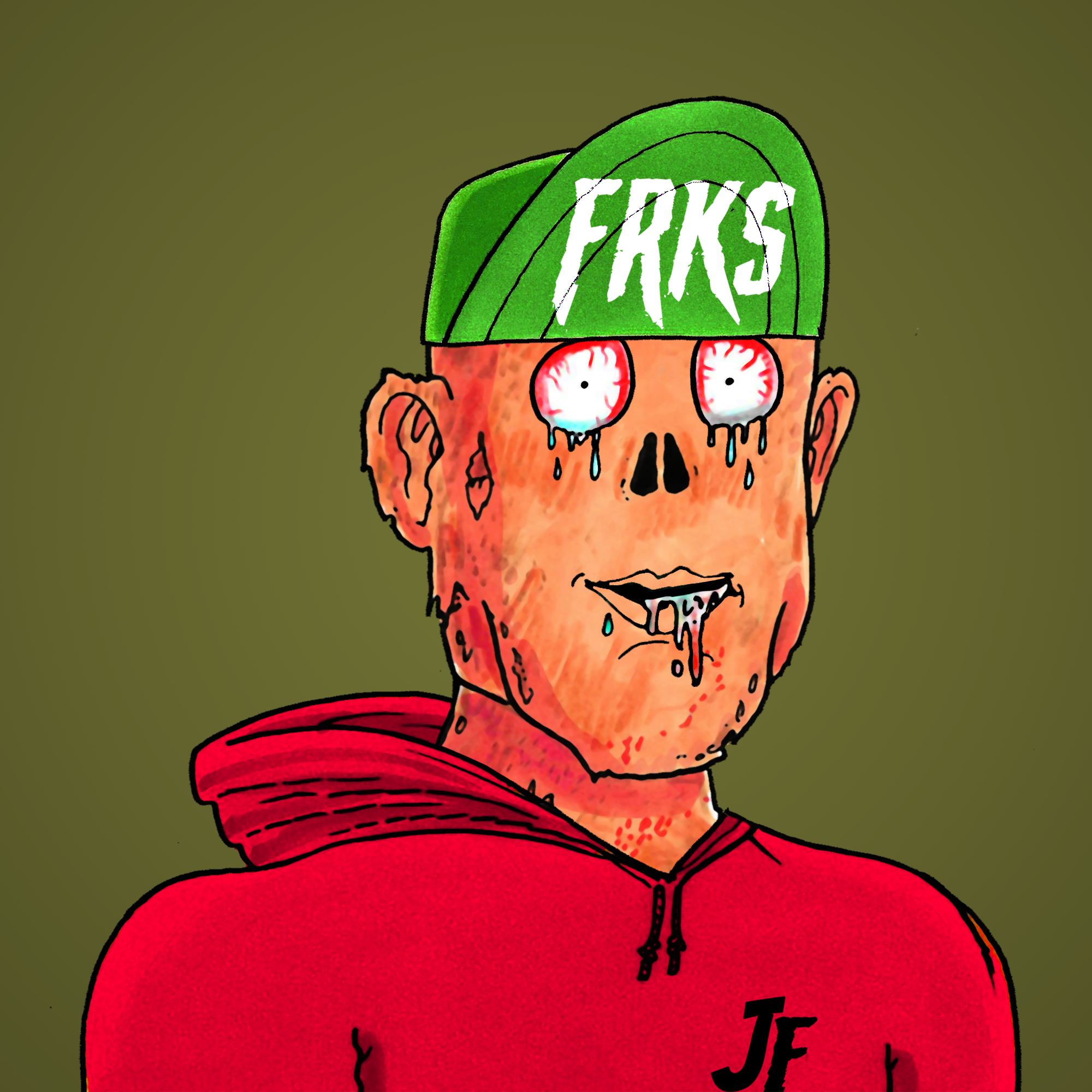 George Trosley - Jungle Freaks - Jungle Freak 2729 - NFT # 2729