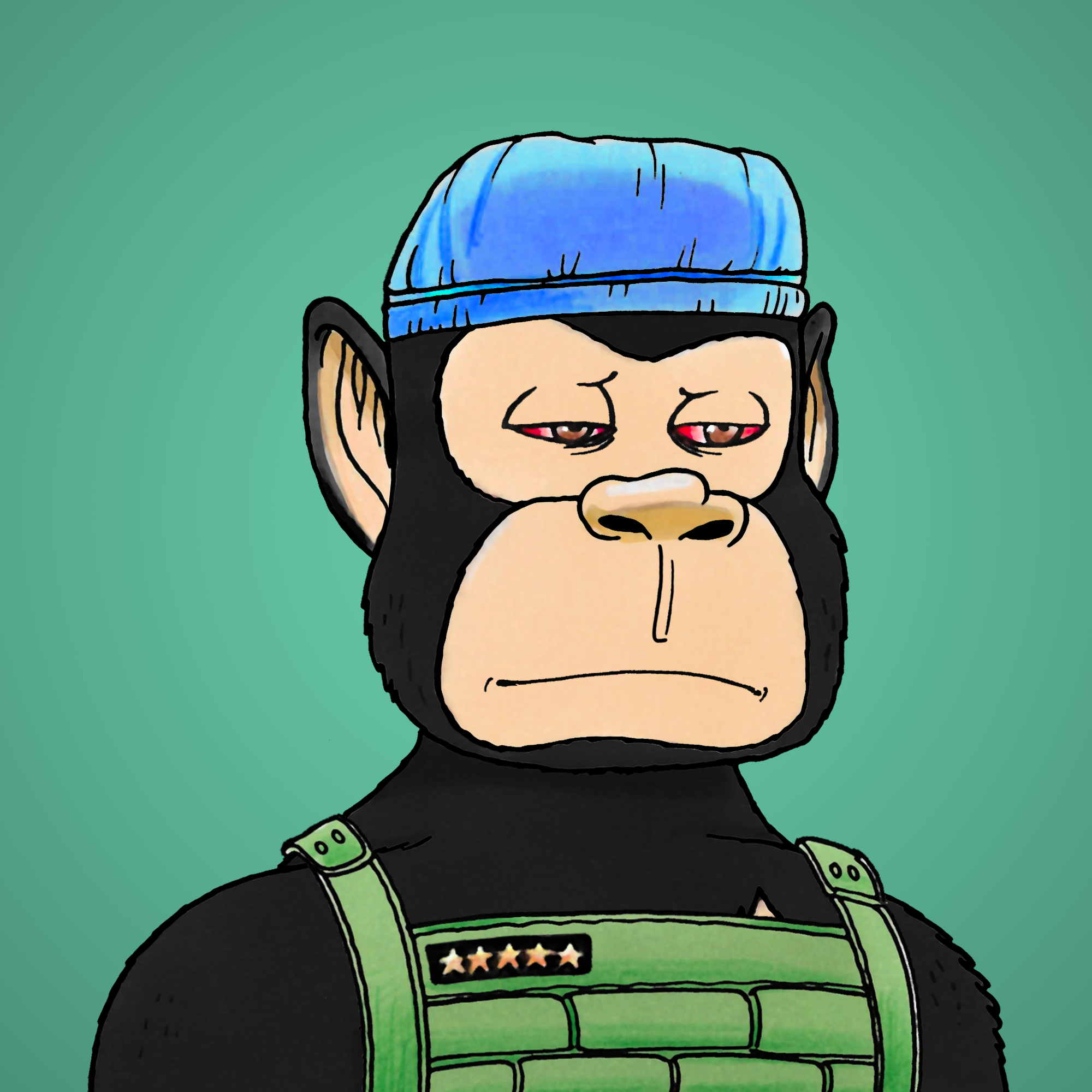 George Trosley - Jungle Freaks - Jungle Freak 2734 - NFT # 2734