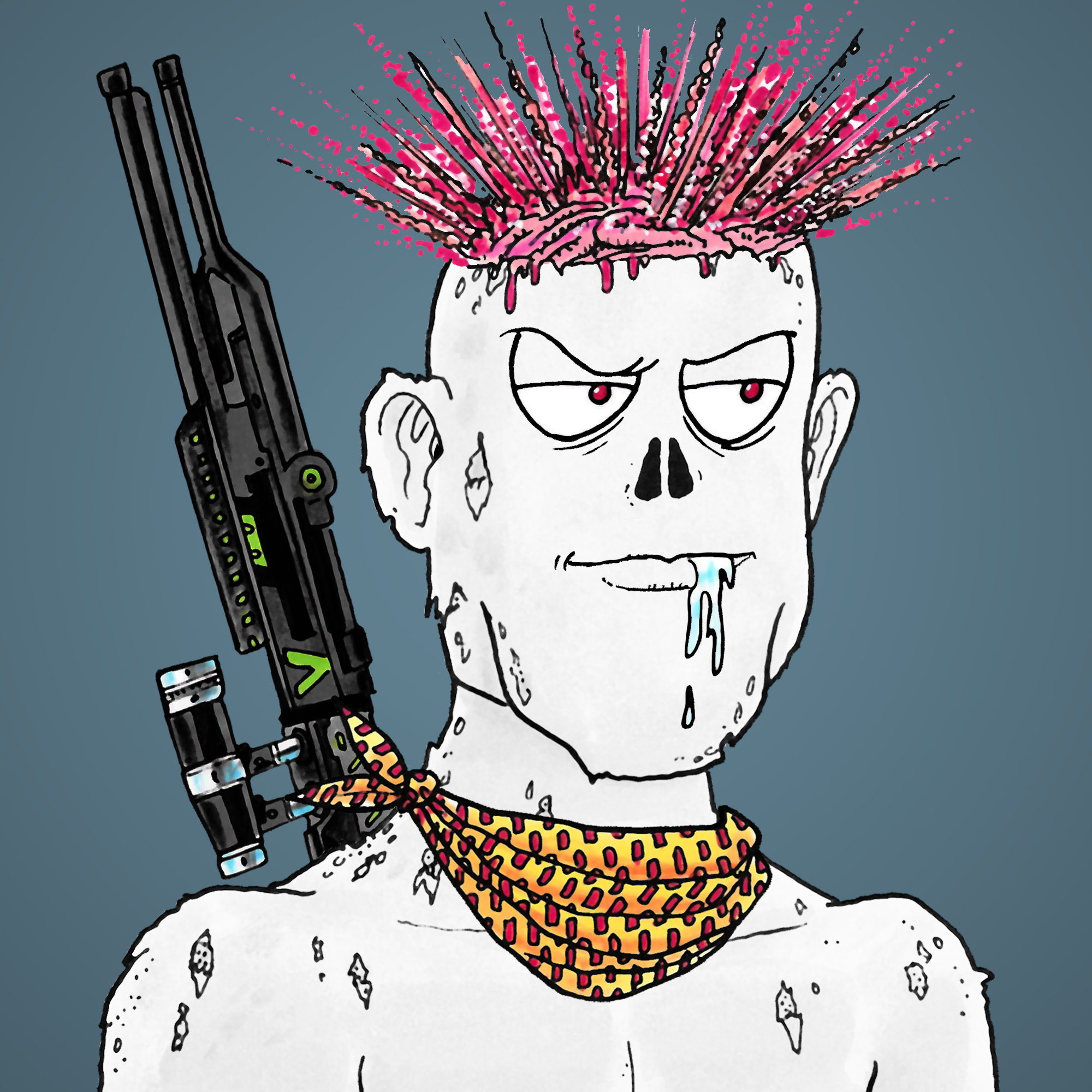 George Trosley - Jungle Freaks - Jungle Freak 2738 - NFT # 2738