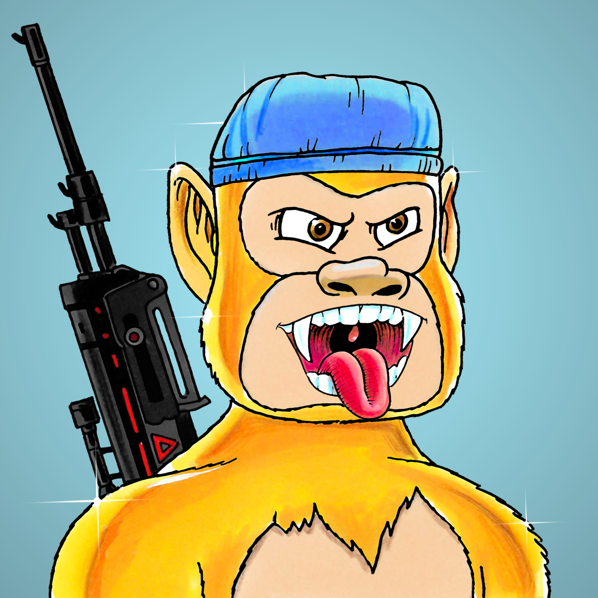 George Trosley - Jungle Freaks - Jungle Freak 274 - NFT # 274