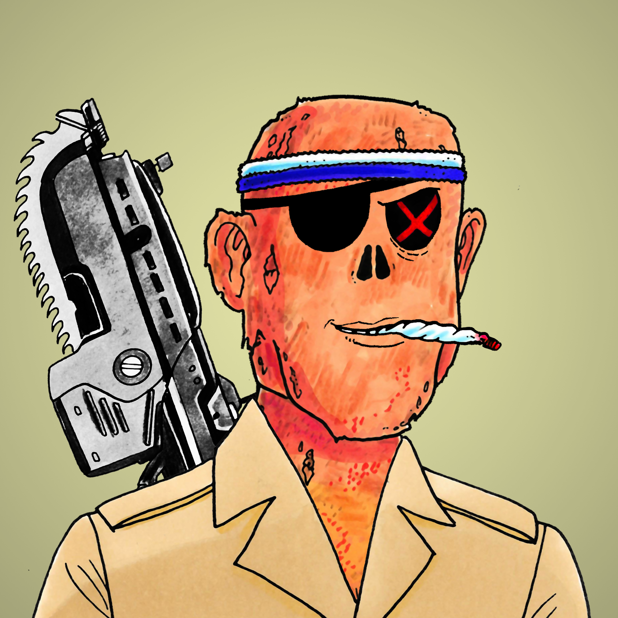 George Trosley - Jungle Freaks - Jungle Freak 2743 - NFT # 2743