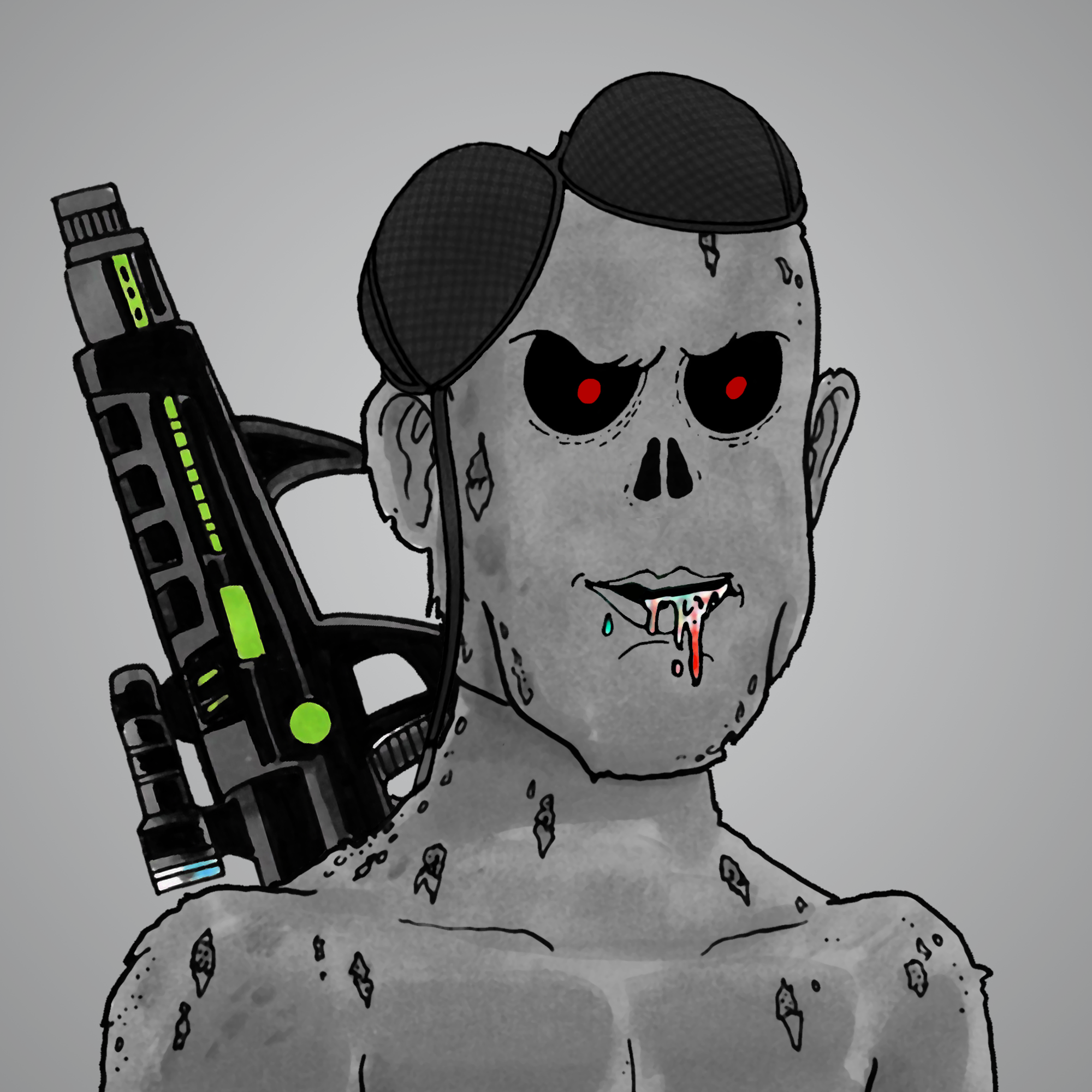 George Trosley - Jungle Freaks - Jungle Freak 2745 - NFT # 2745