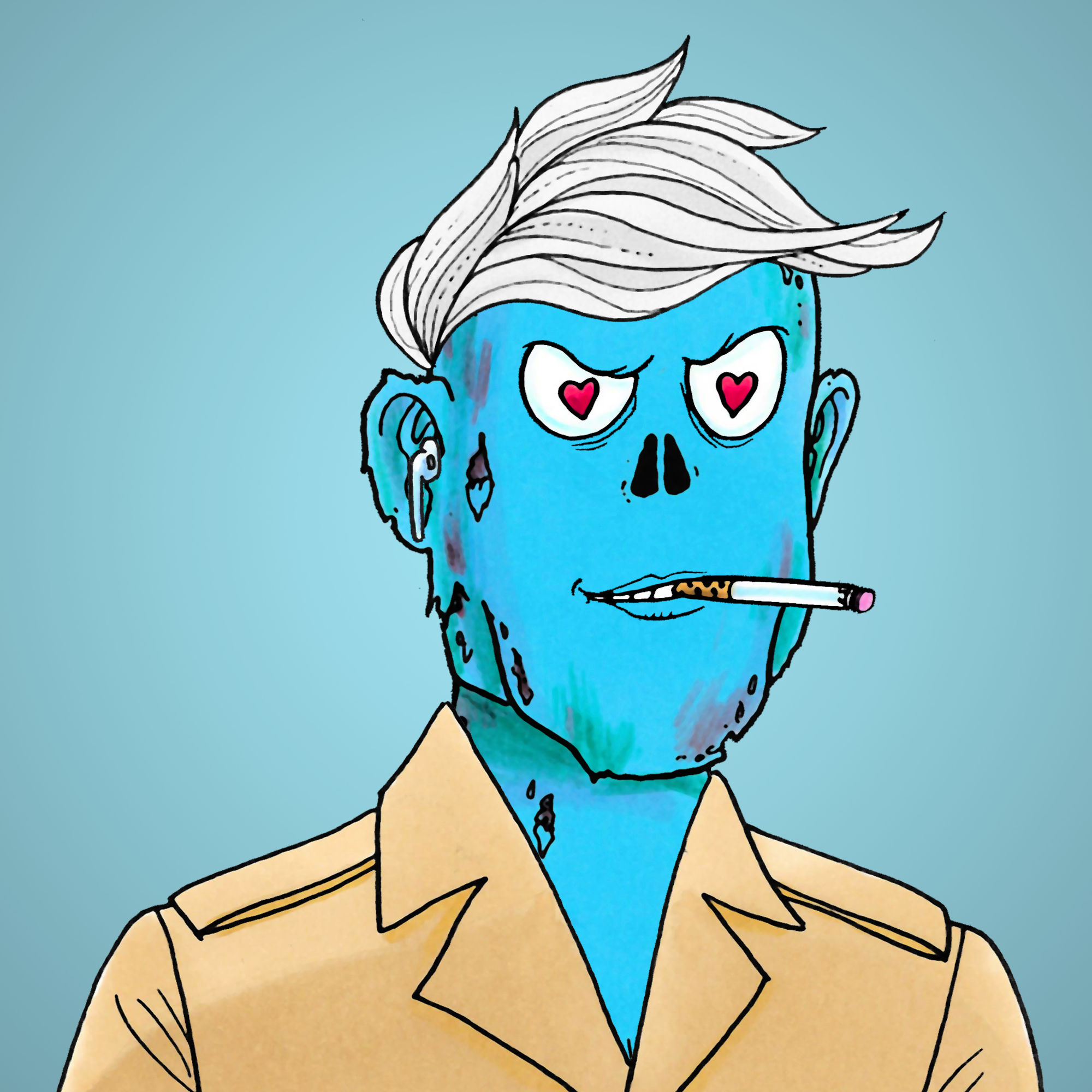 George Trosley - Jungle Freaks - Jungle Freak 2749 - NFT # 2749