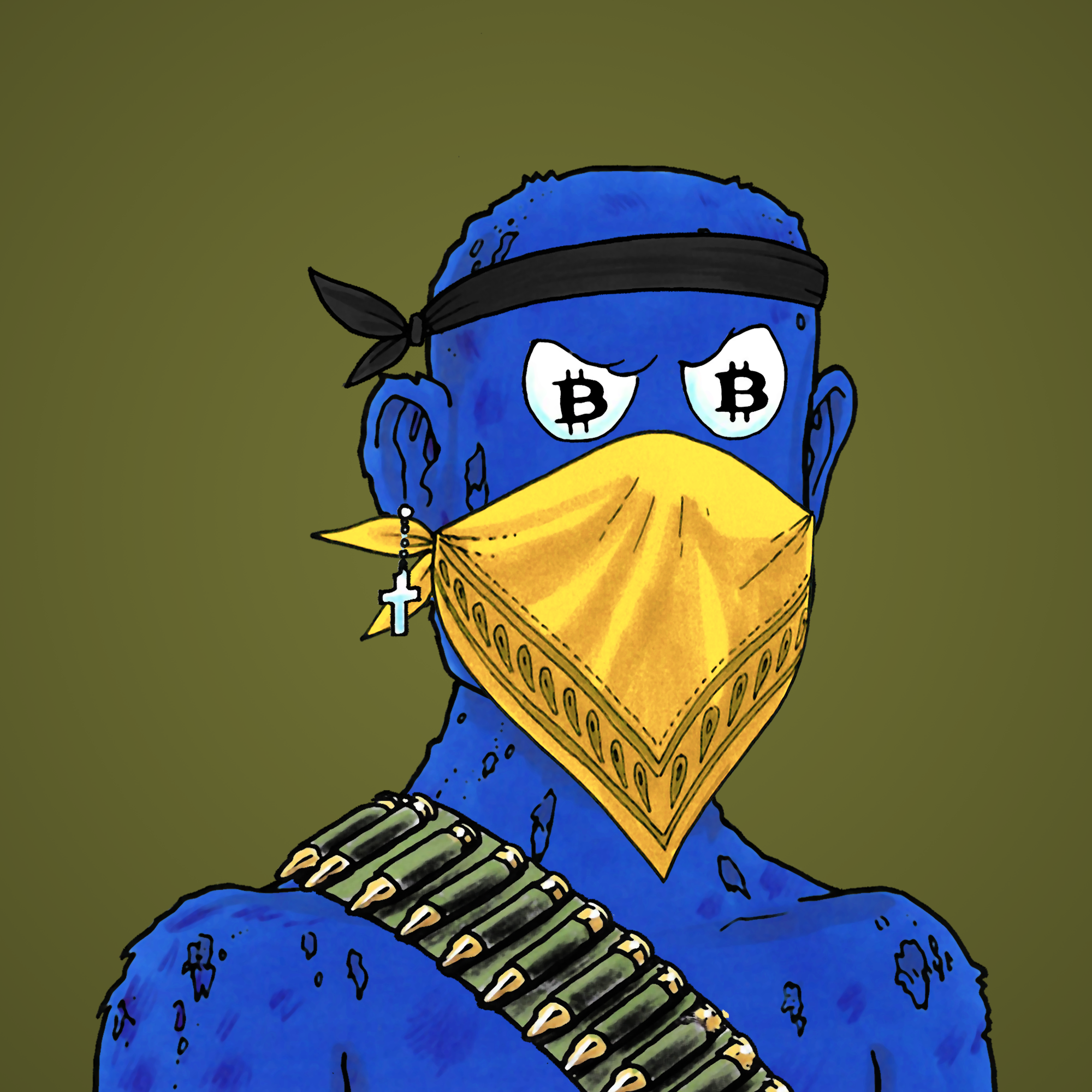 George Trosley - Jungle Freaks - Jungle Freak 2752 - NFT # 2752