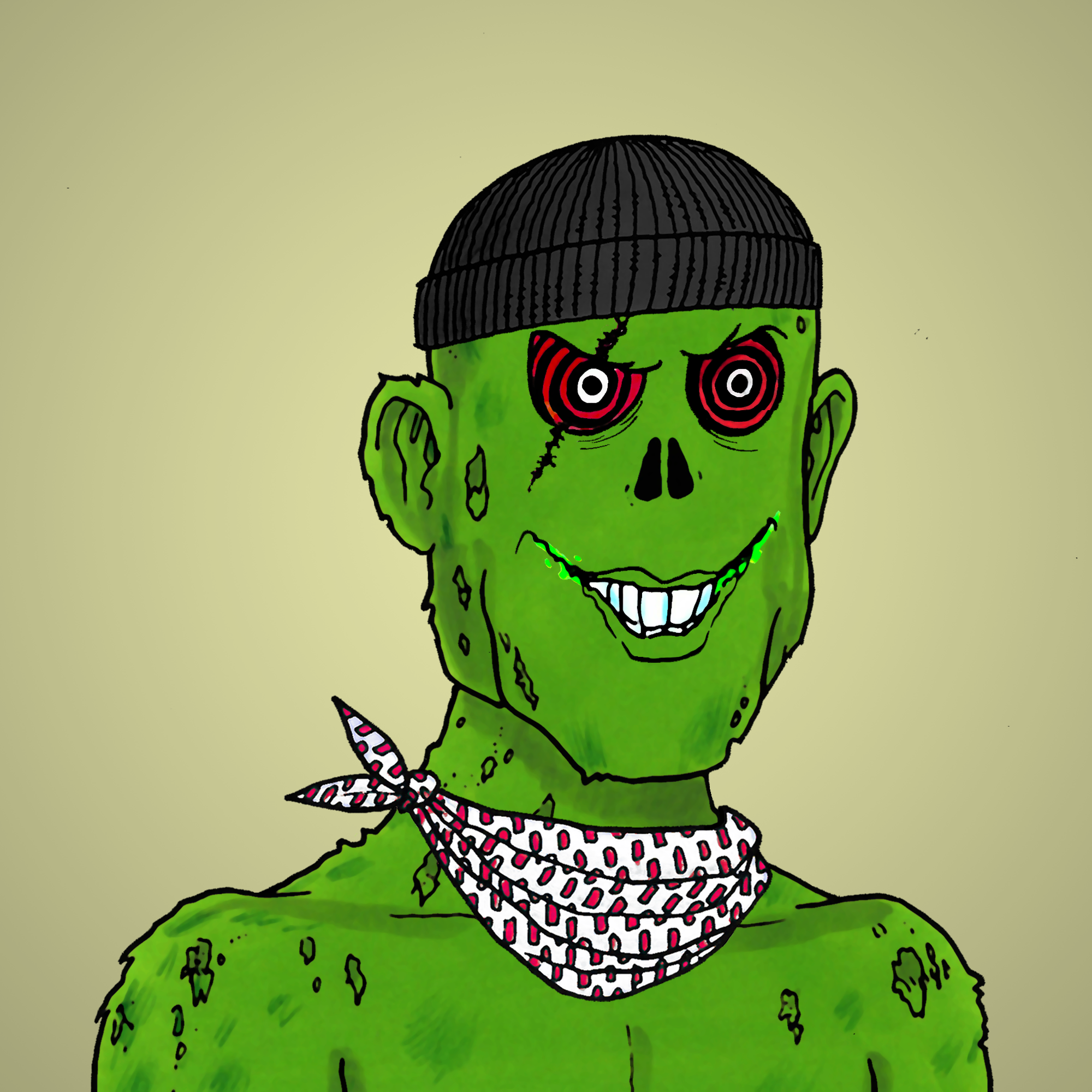 George Trosley - Jungle Freaks - Jungle Freak 2754 - NFT # 2754