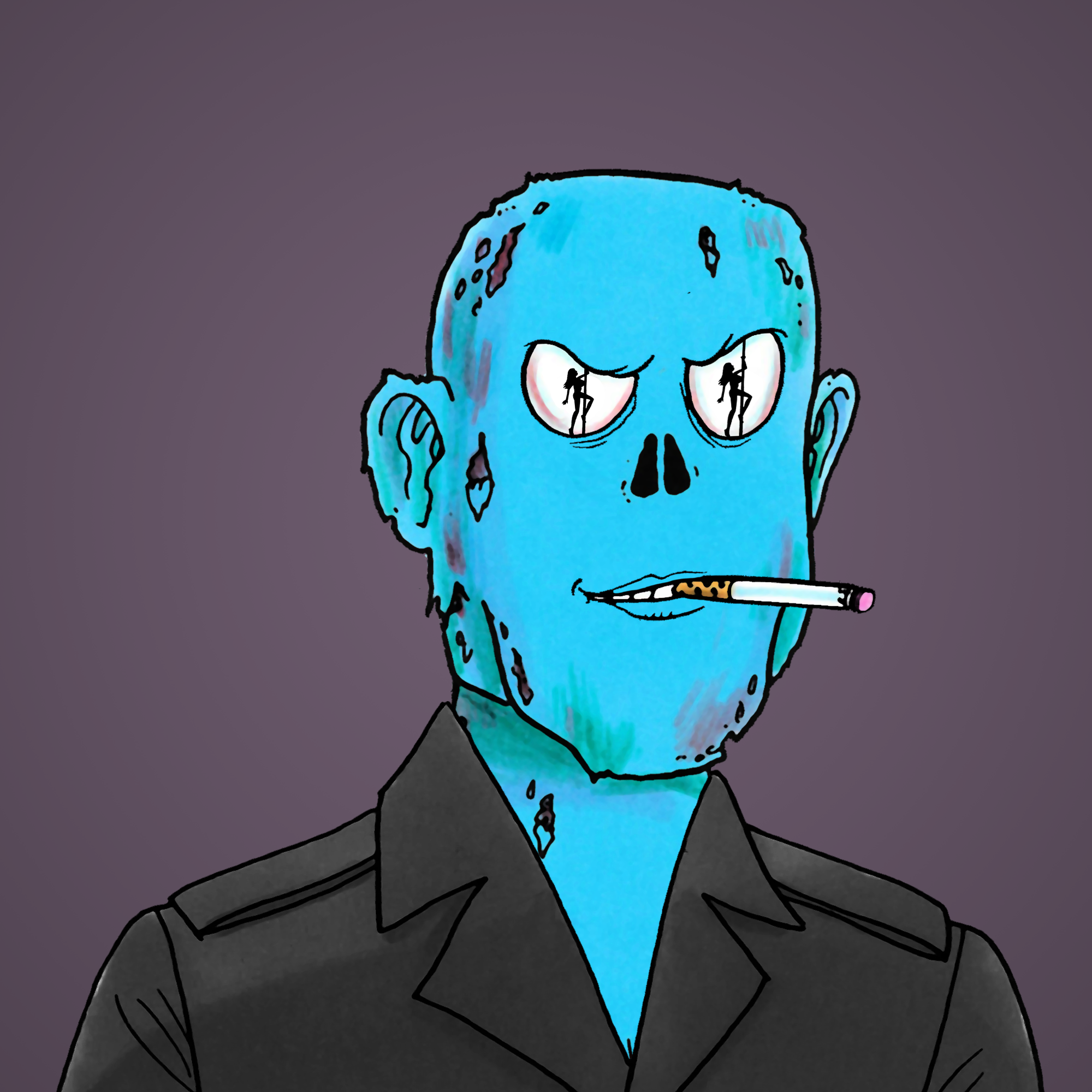 George Trosley - Jungle Freaks - Jungle Freak 2755 - NFT # 2755