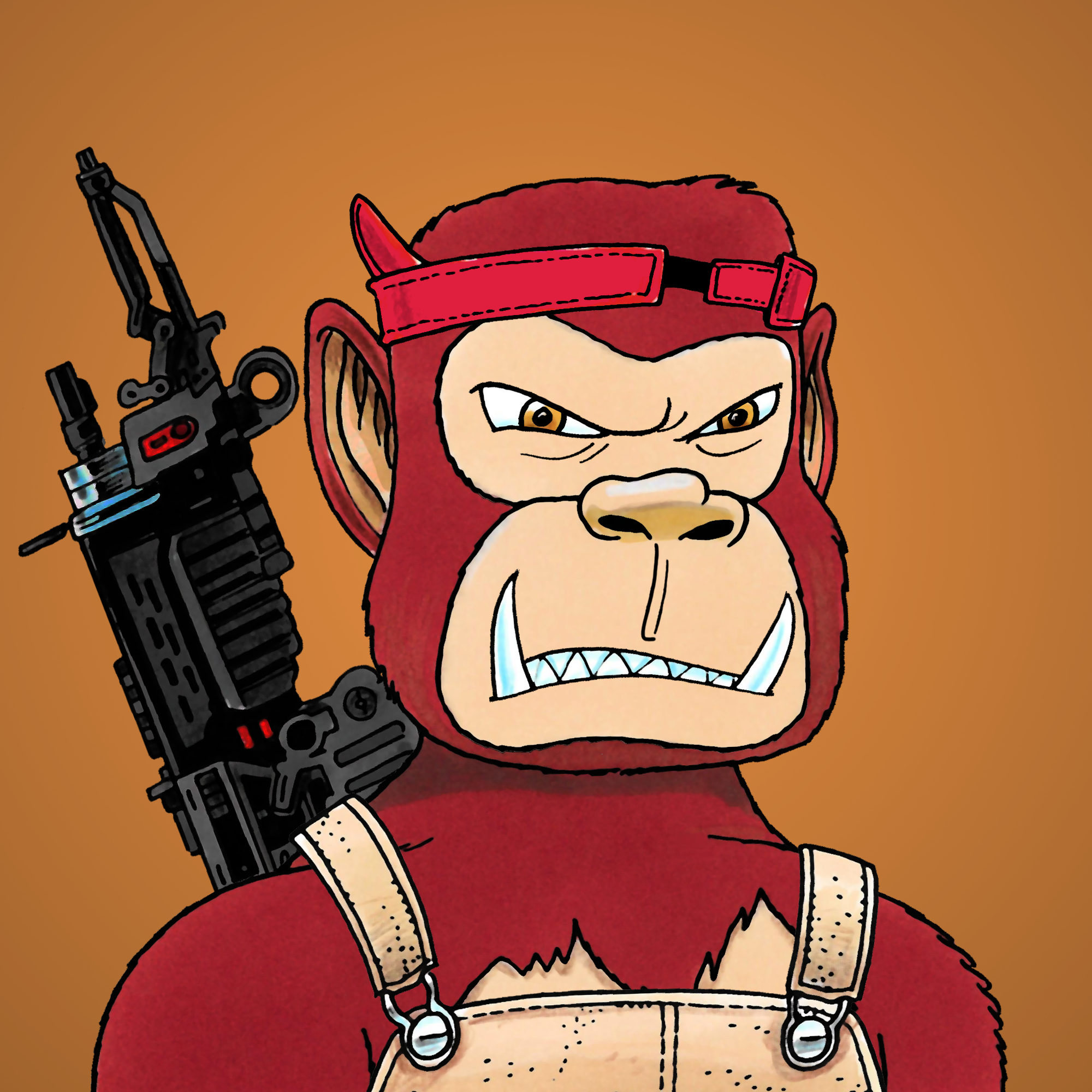 George Trosley - Jungle Freaks - Jungle Freak 2761 - NFT # 2761