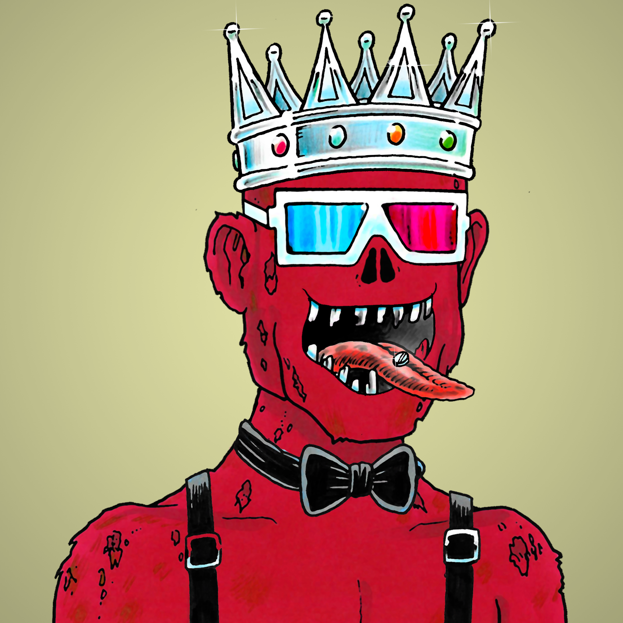 George Trosley - Jungle Freaks - Jungle Freak 2770 - NFT # 2770