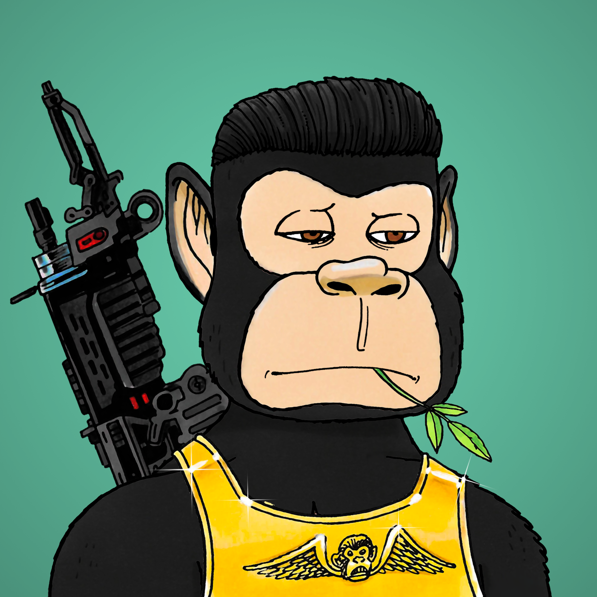 George Trosley - Jungle Freaks - Jungle Freak 2774 - NFT # 2774