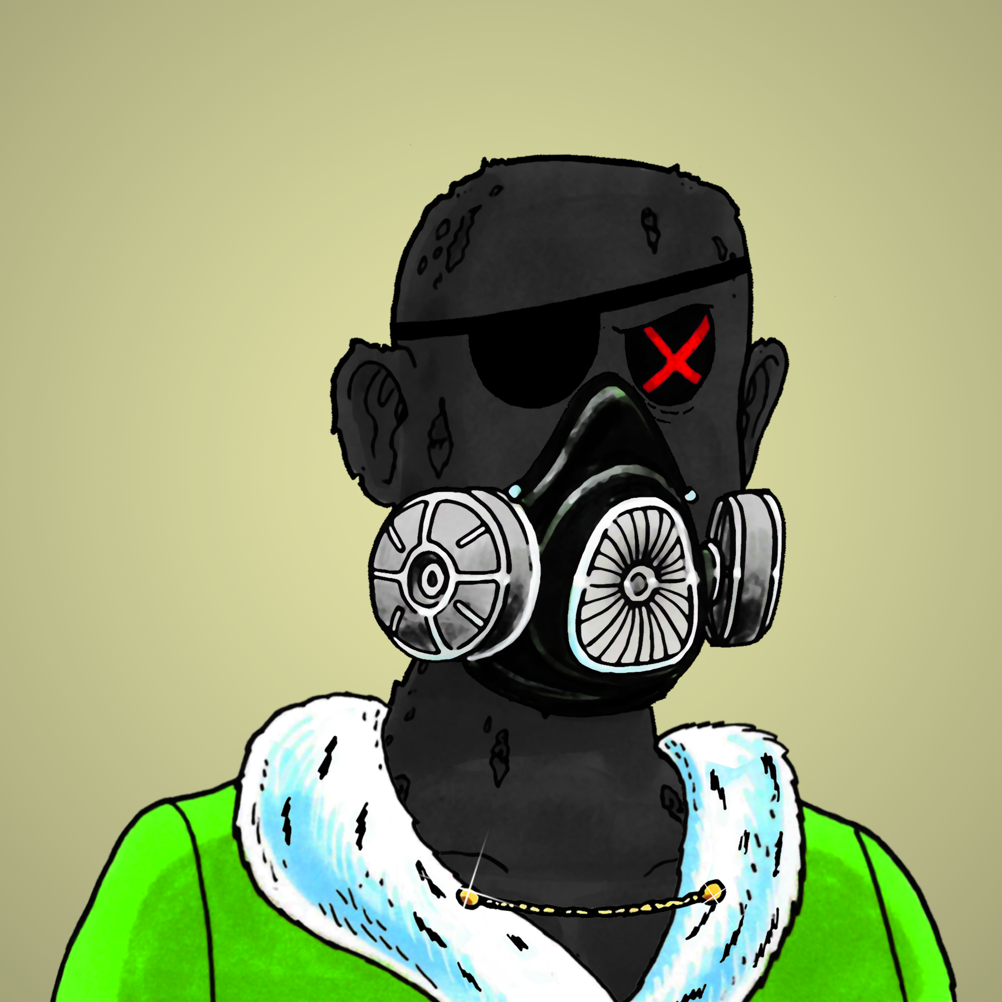 George Trosley - Jungle Freaks - Jungle Freak 2780 - NFT # 2780