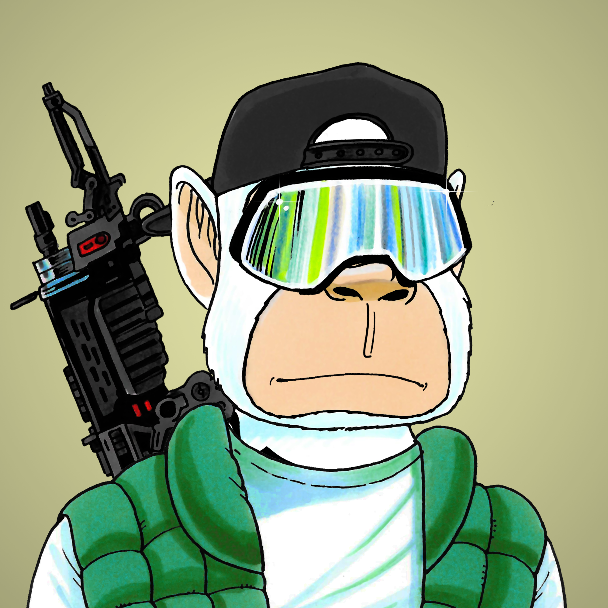 George Trosley - Jungle Freaks - Jungle Freak 2781 - NFT # 2781