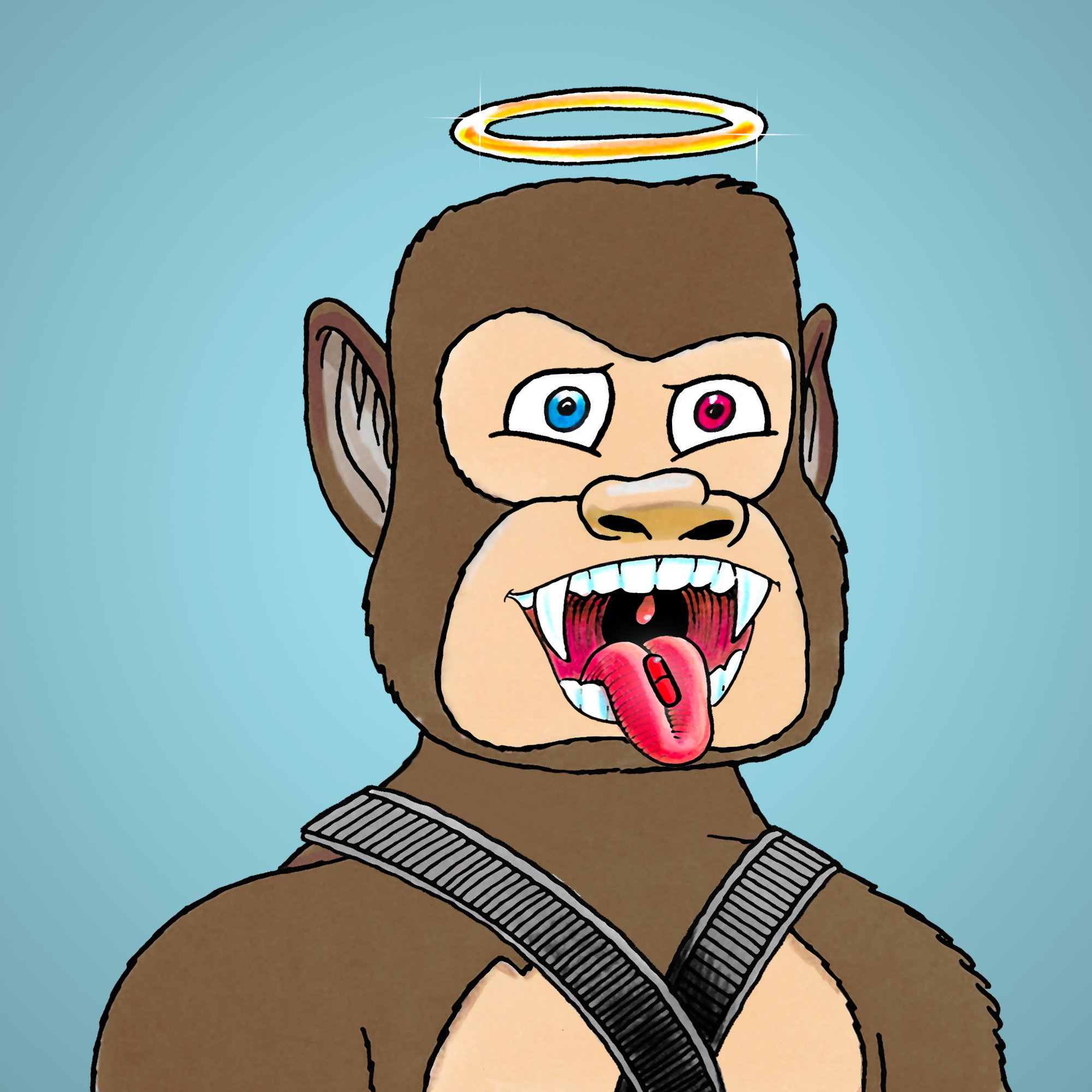 George Trosley - Jungle Freaks - Jungle Freak 2782 - NFT # 2782