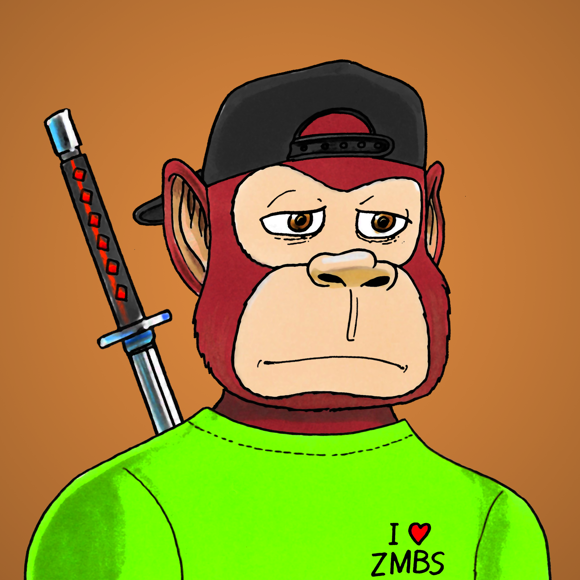 George Trosley - Jungle Freaks - Jungle Freak 2787 - NFT # 2787