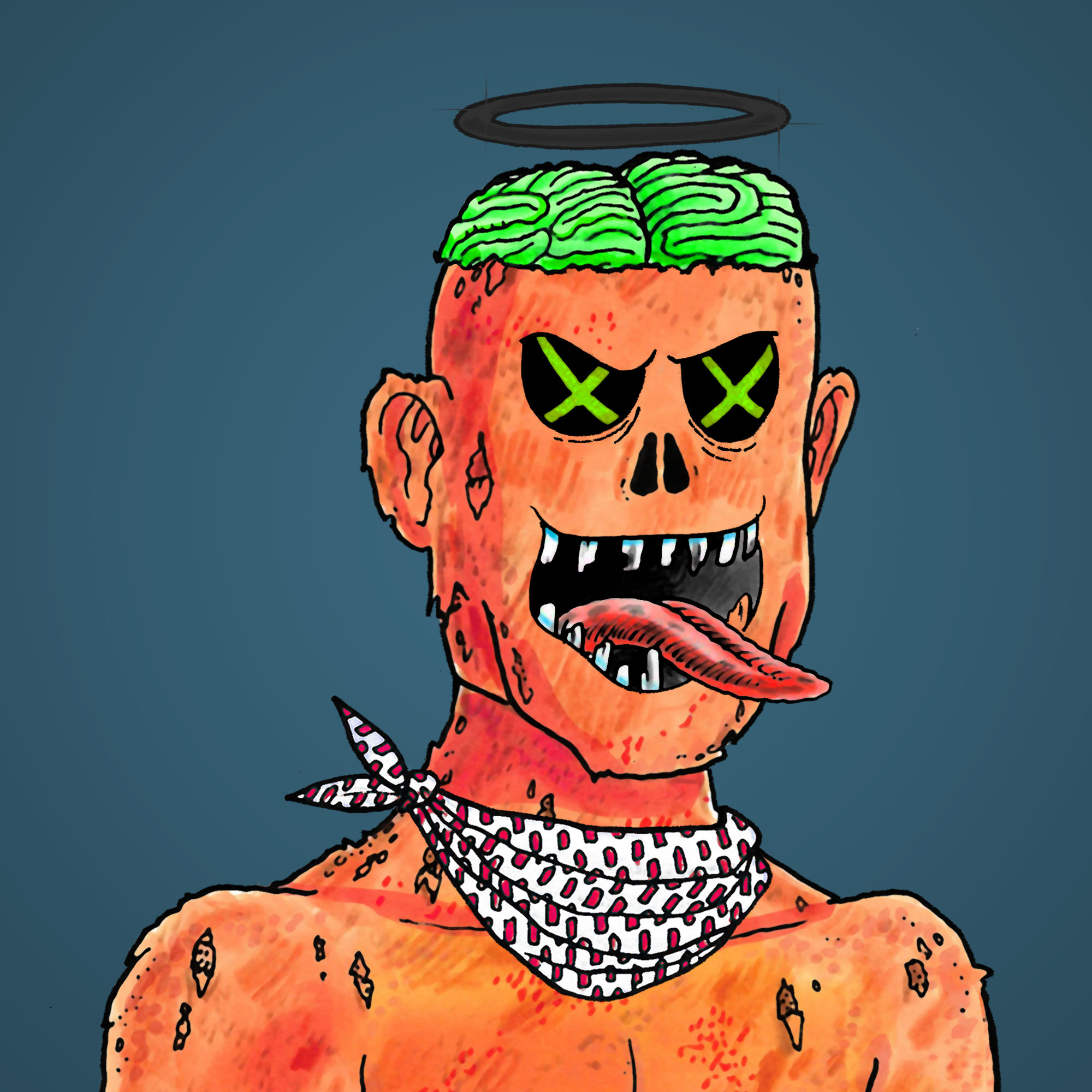 George Trosley - Jungle Freaks - Jungle Freak 2797 - NFT # 2797