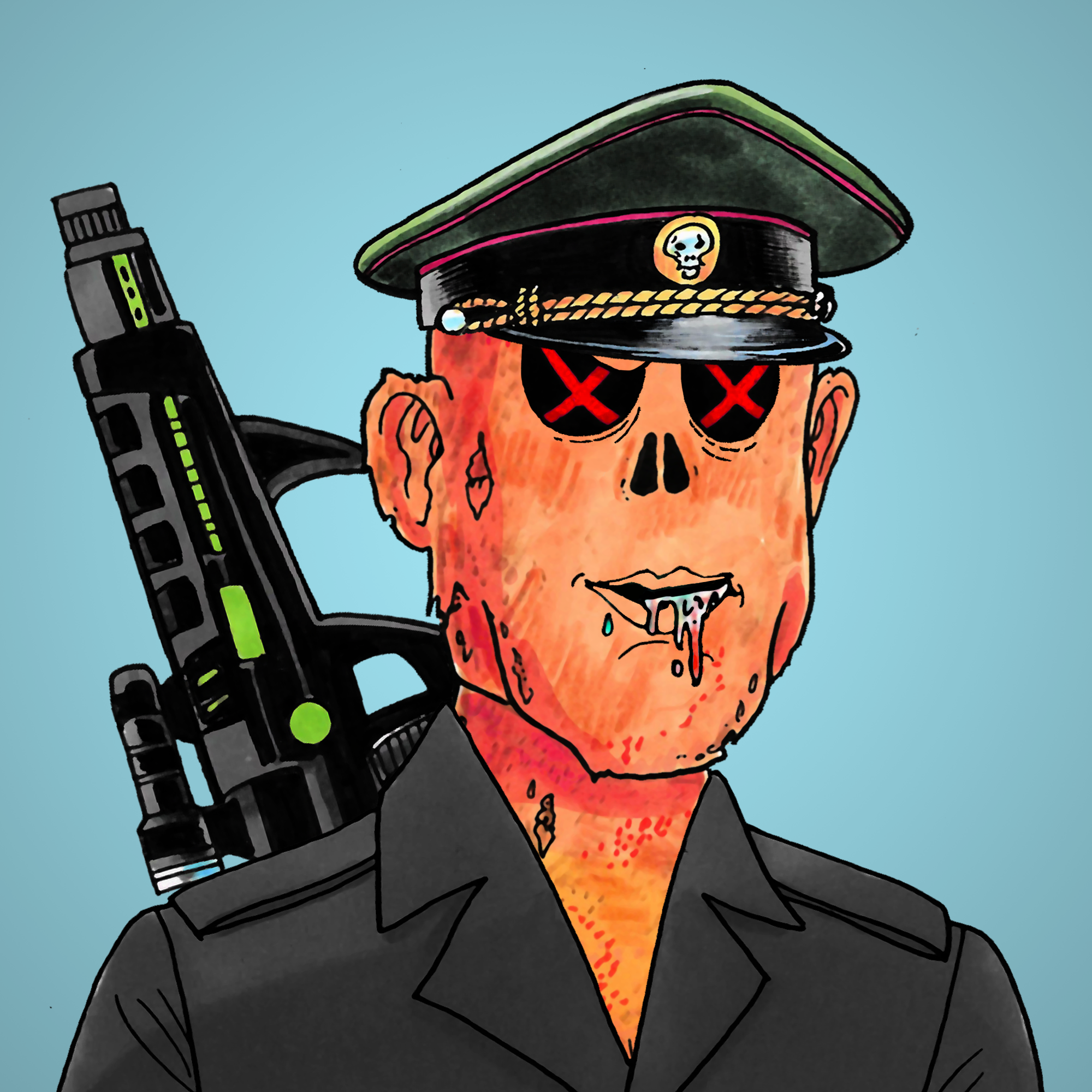 George Trosley - Jungle Freaks - Jungle Freak 2799 - NFT # 2799