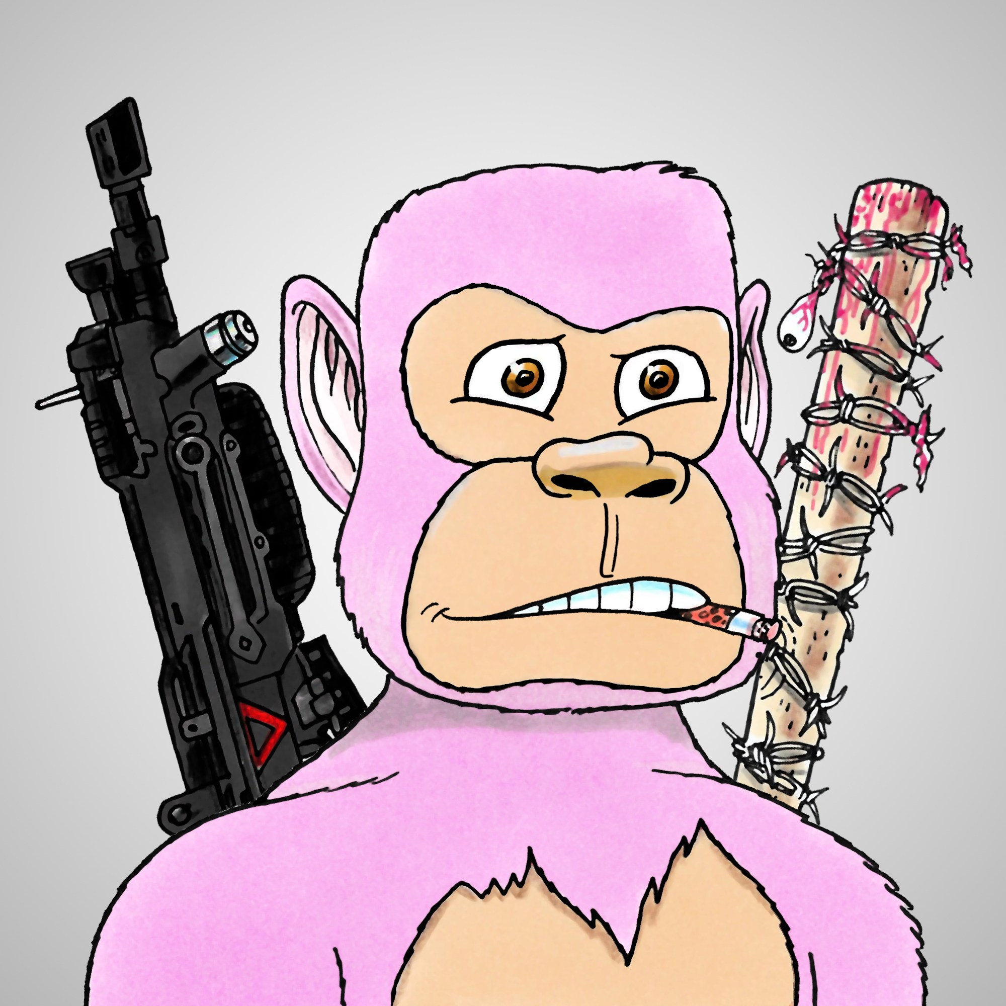 George Trosley - Jungle Freaks - Jungle Freak 2802 - NFT # 2802