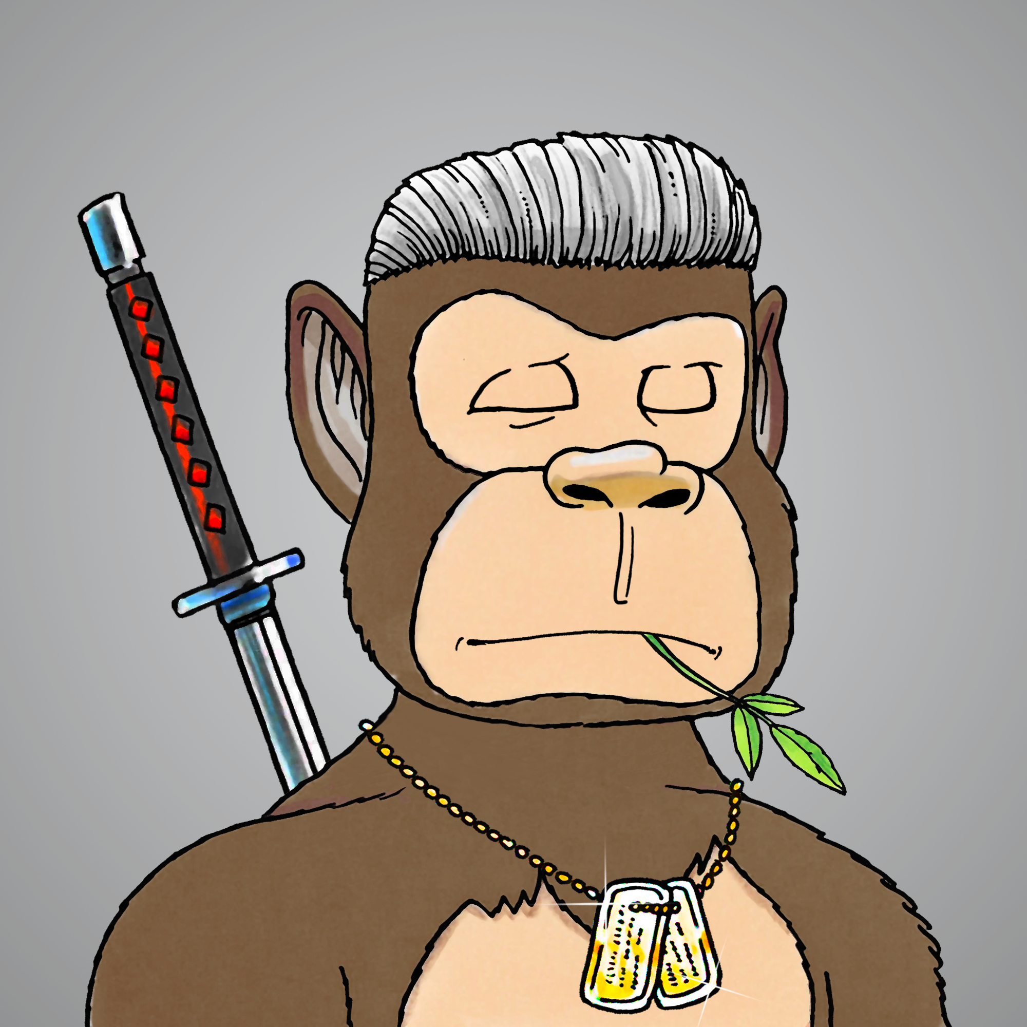 George Trosley - Jungle Freaks - Jungle Freak 2804 - NFT # 2804