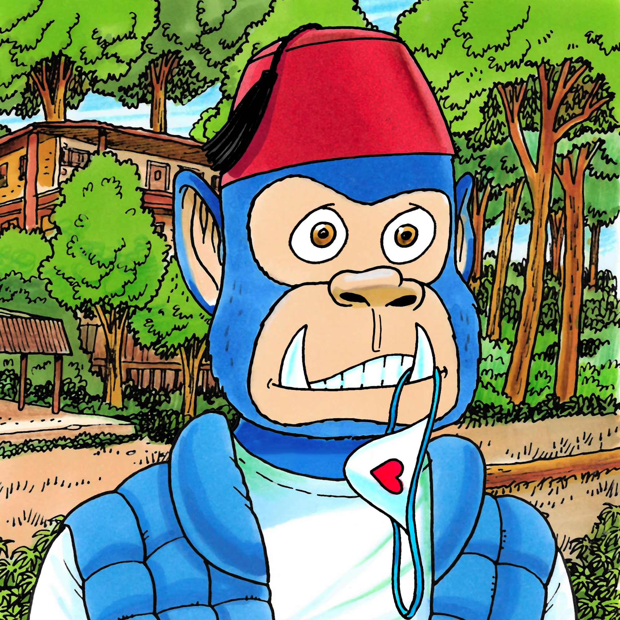 George Trosley - Jungle Freaks - Jungle Freak 281 - NFT # 281