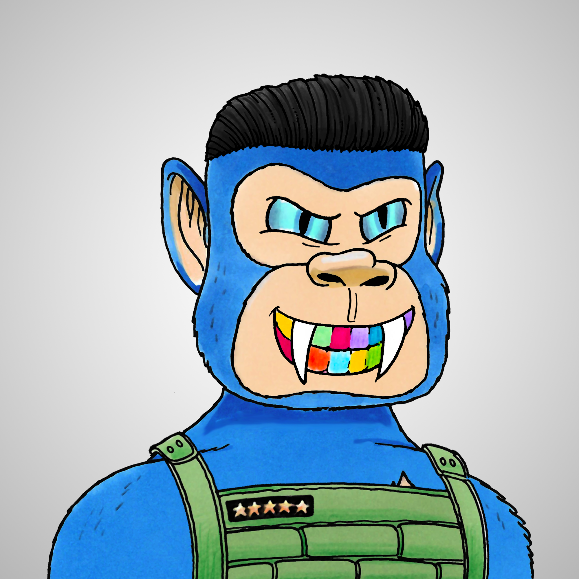 George Trosley - Jungle Freaks - Jungle Freak 2815 - NFT # 2815