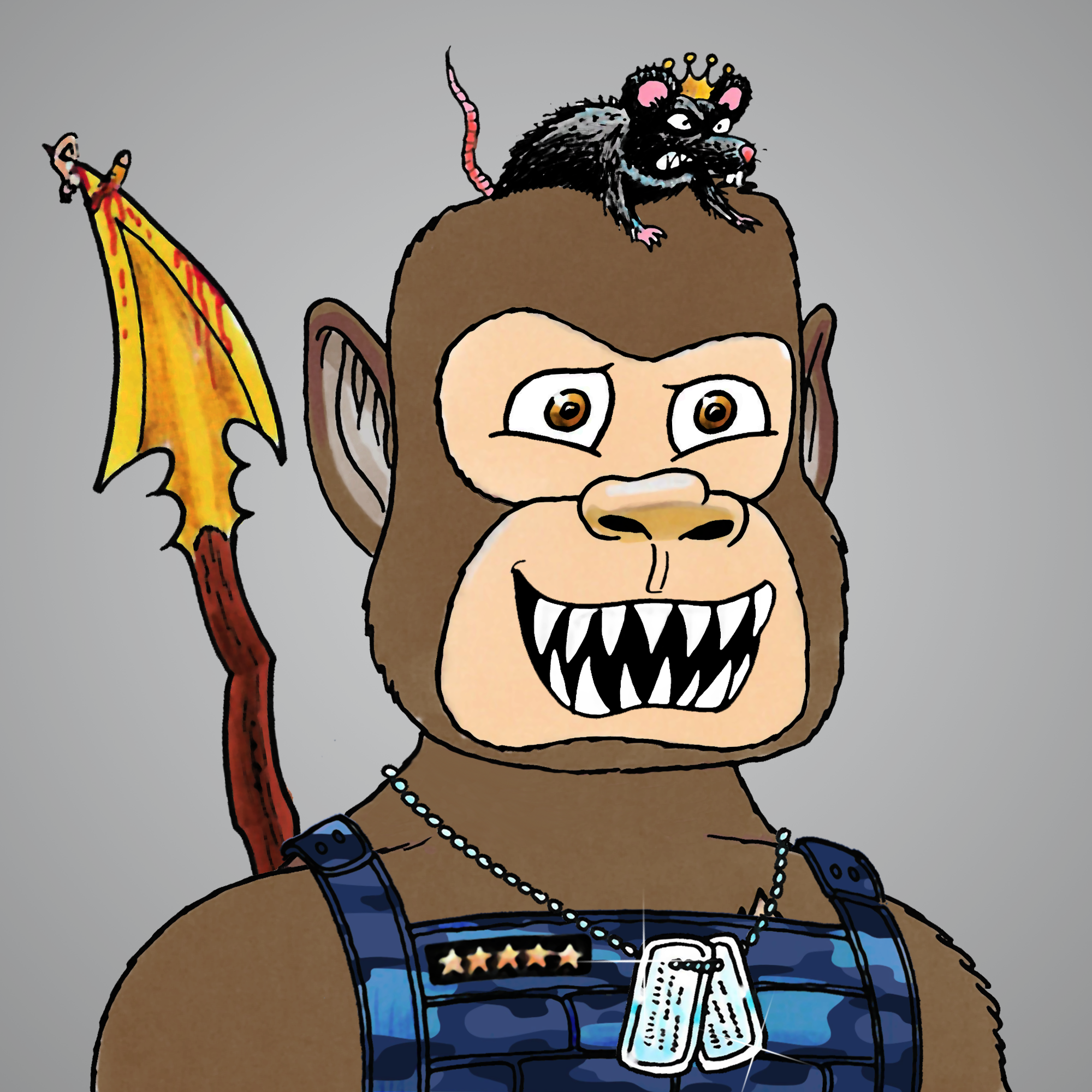 George Trosley - Jungle Freaks - Jungle Freak 2817 - NFT # 2817