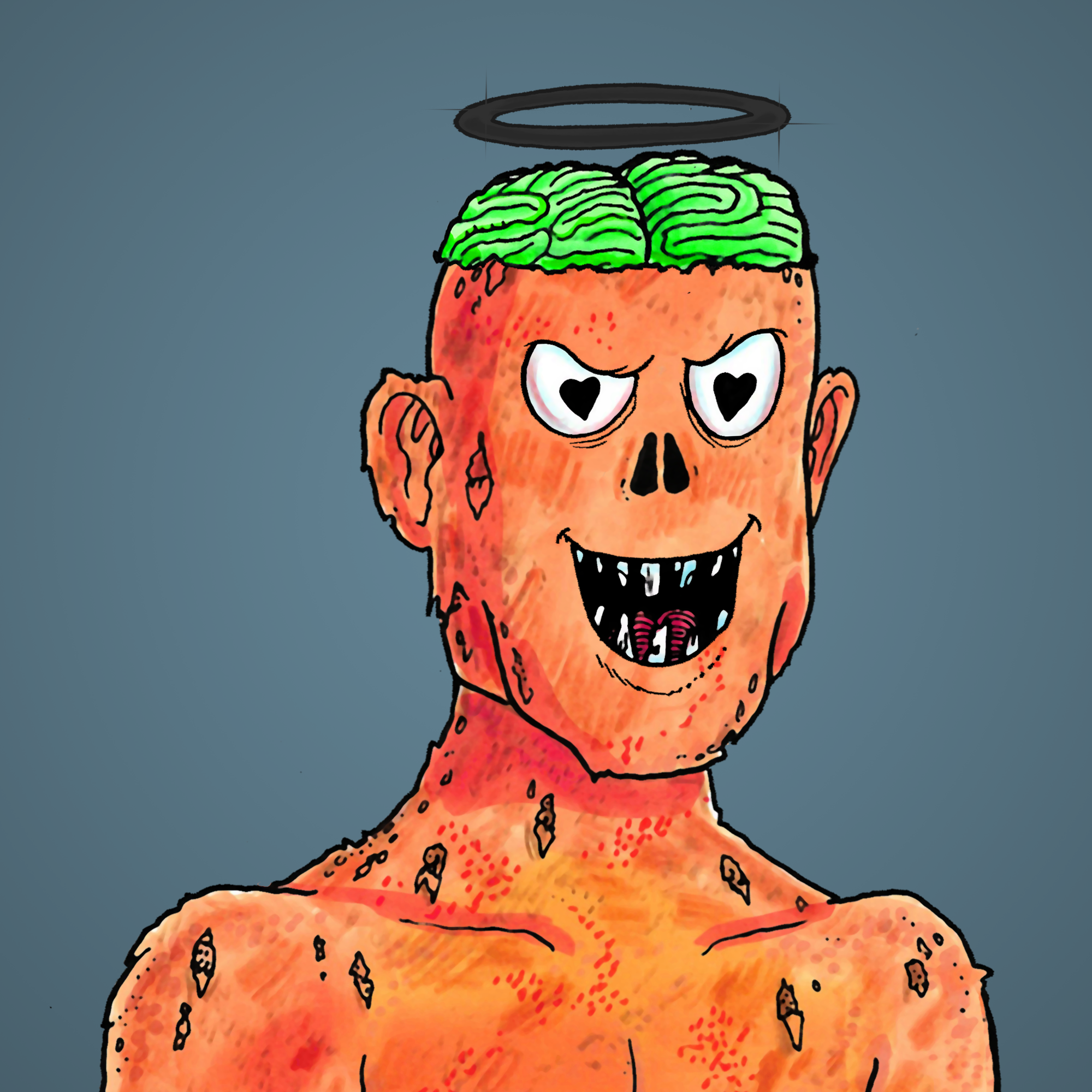 George Trosley - Jungle Freaks - Jungle Freak 2823 - NFT # 2823