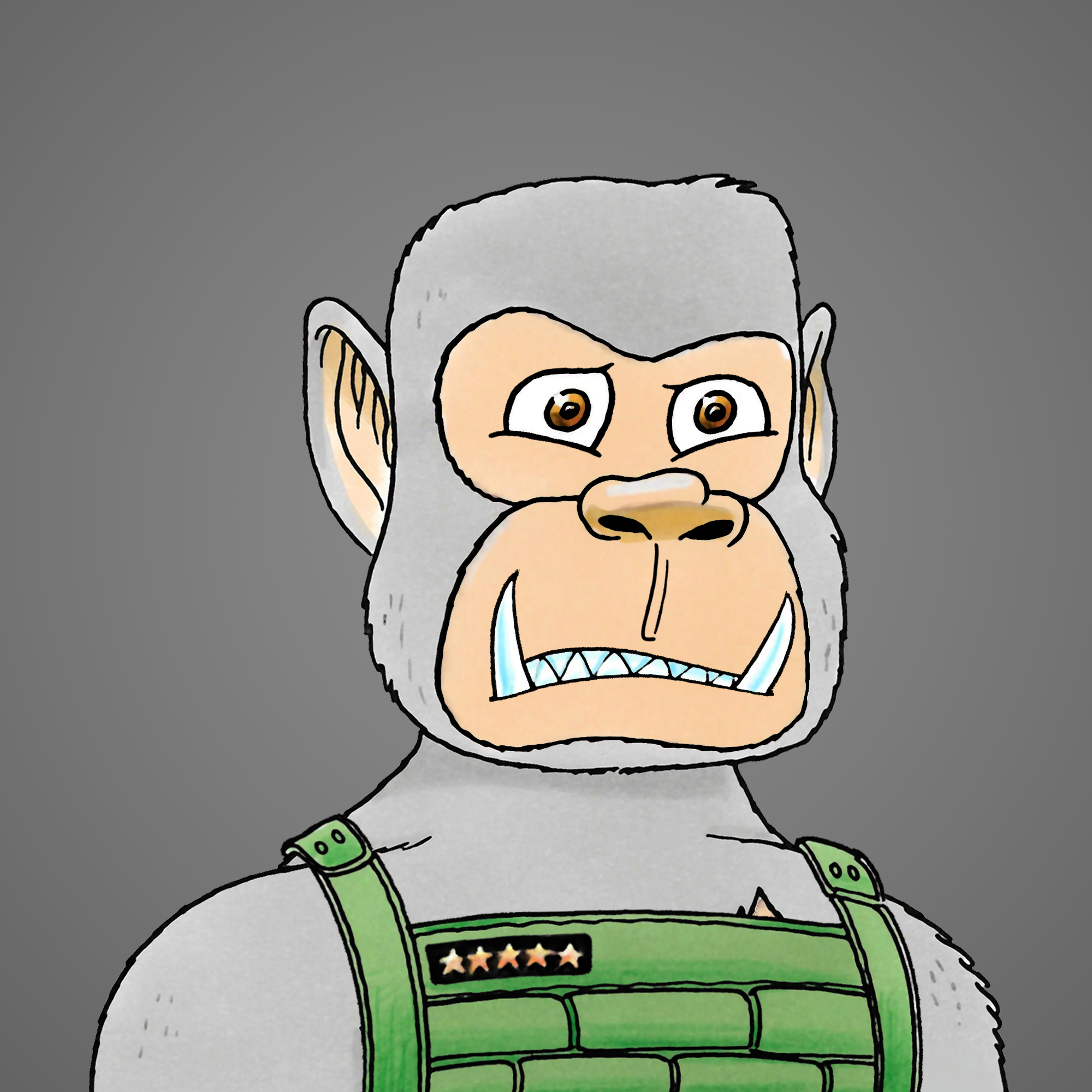 George Trosley - Jungle Freaks - Jungle Freak 2824 - NFT # 2824