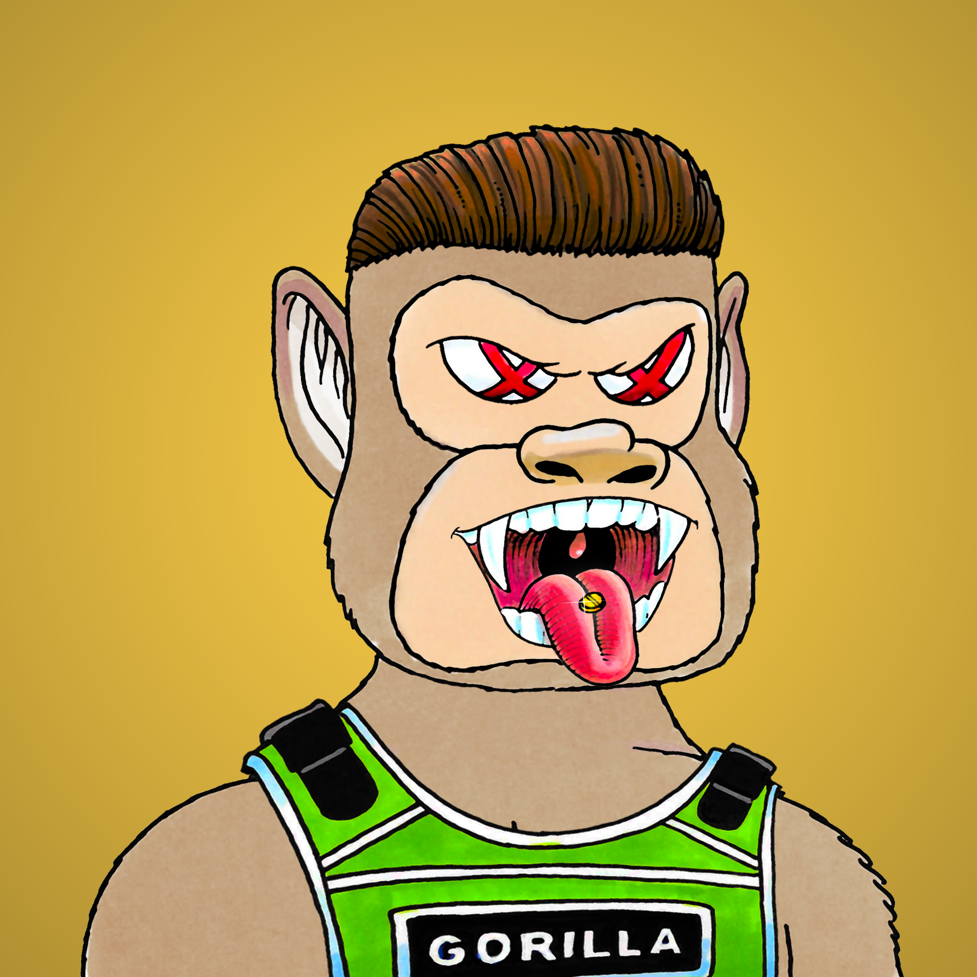 George Trosley - Jungle Freaks - Jungle Freak 2826 - NFT # 2826