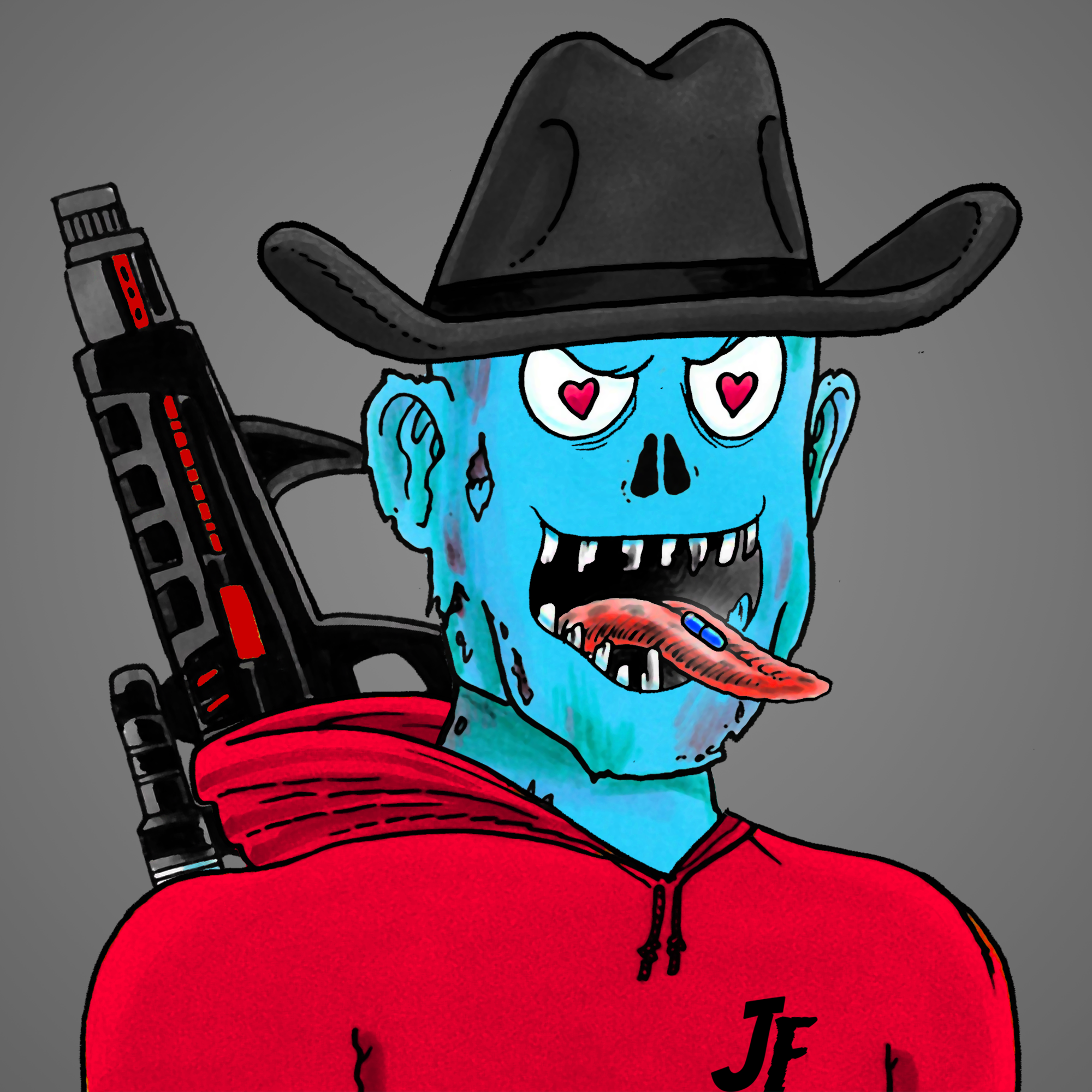 George Trosley - Jungle Freaks - Jungle Freak 2829 - NFT # 2829