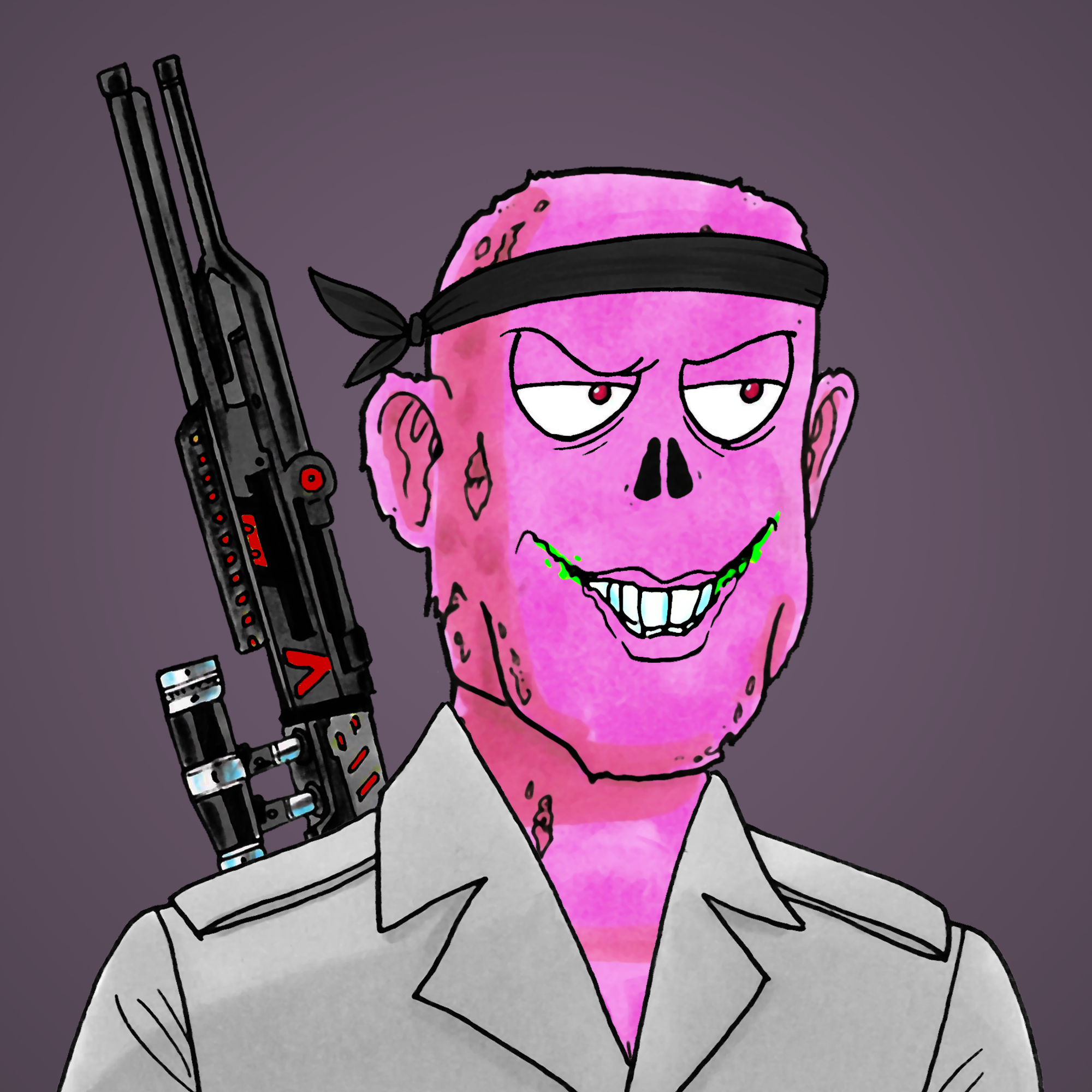 George Trosley - Jungle Freaks - Jungle Freak 2838 - NFT # 2838