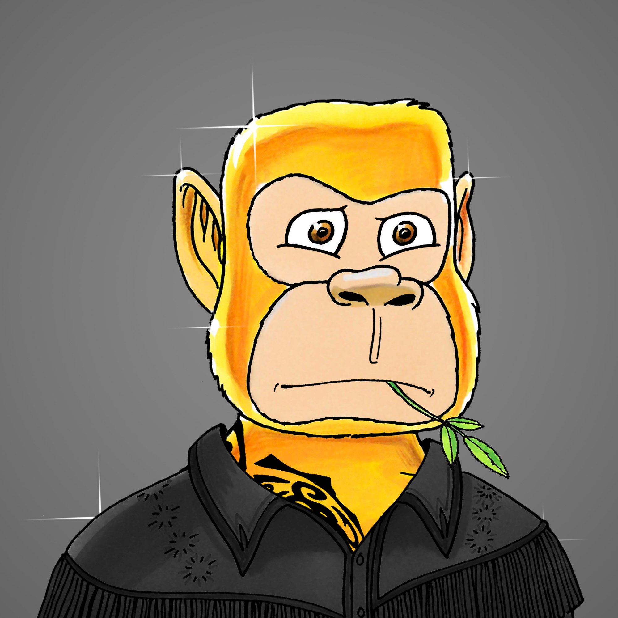 George Trosley - Jungle Freaks - Jungle Freak 2844 - NFT # 2844