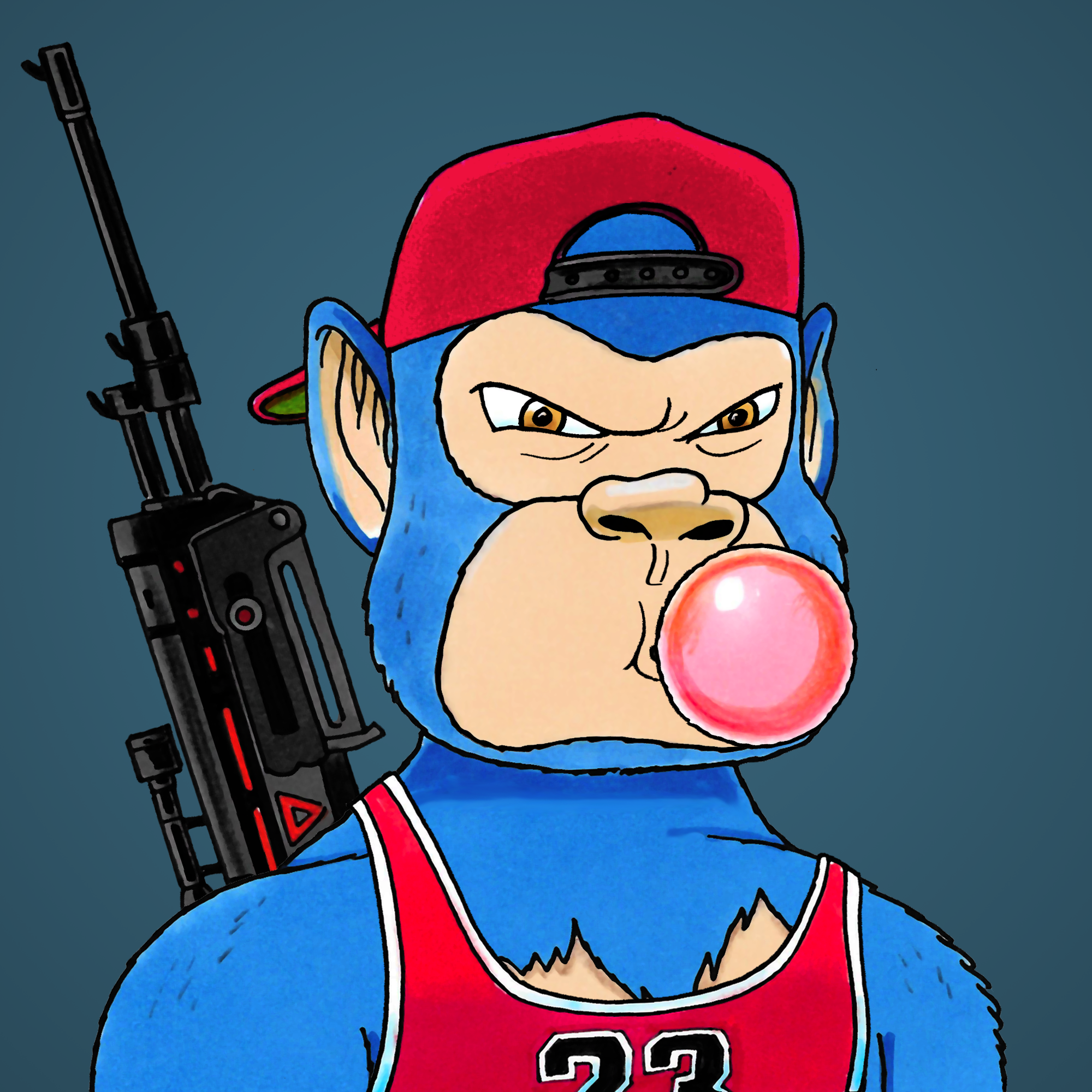 George Trosley - Jungle Freaks - Jungle Freak 2851 - NFT # 2851