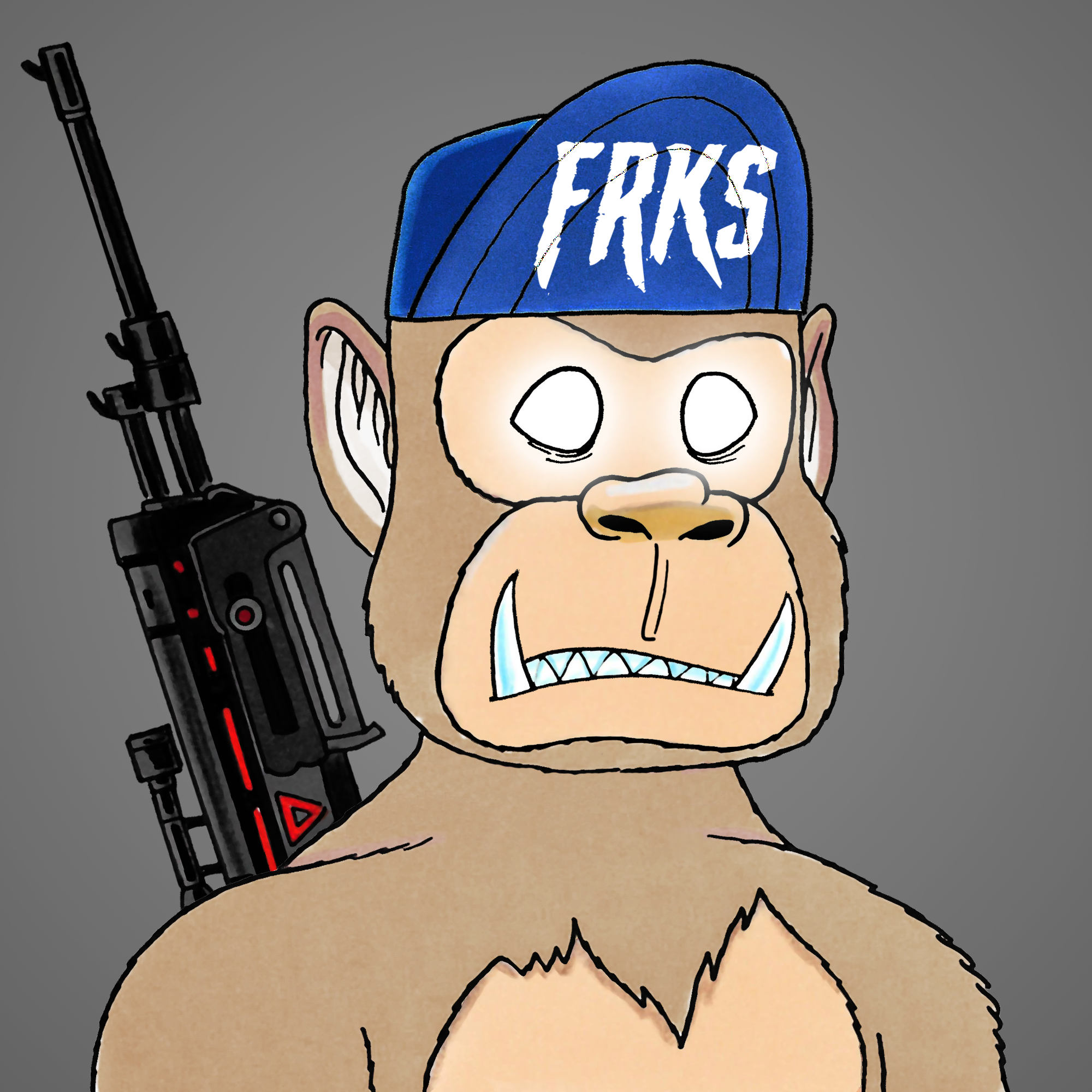 George Trosley - Jungle Freaks - Jungle Freak 2852 - NFT # 2852