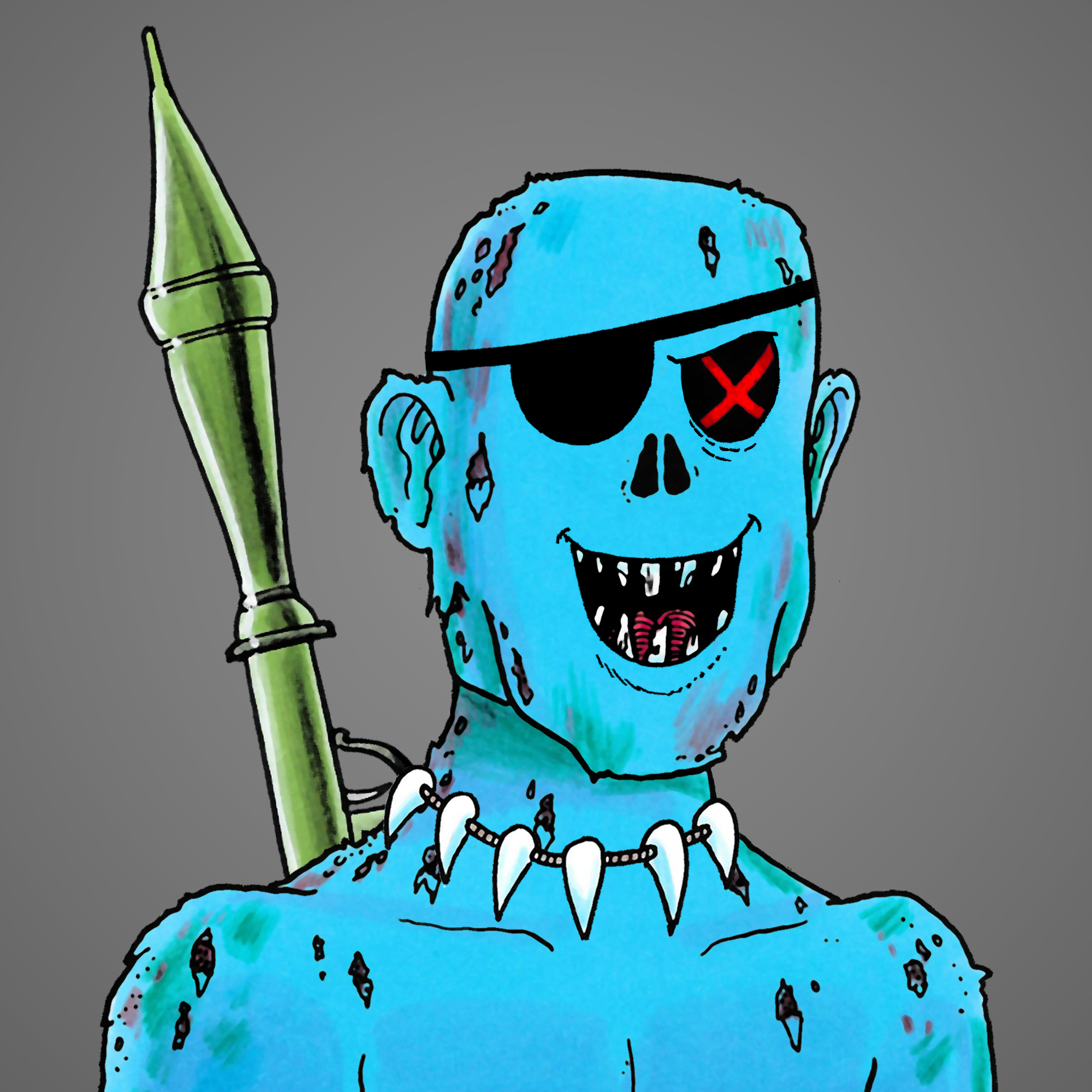 George Trosley - Jungle Freaks - Jungle Freak 2857 - NFT # 2857