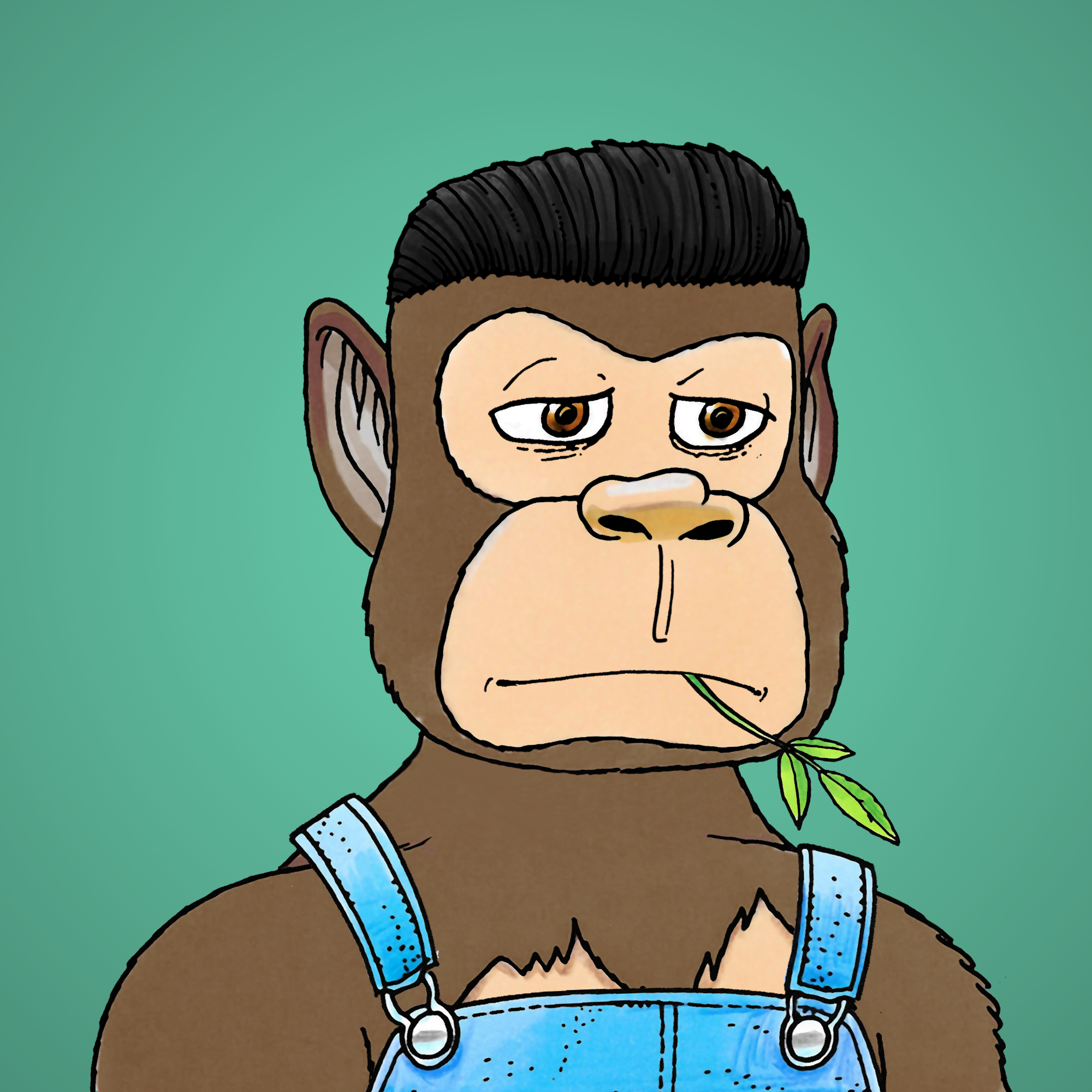 George Trosley - Jungle Freaks - Jungle Freak 2866 - NFT # 2866