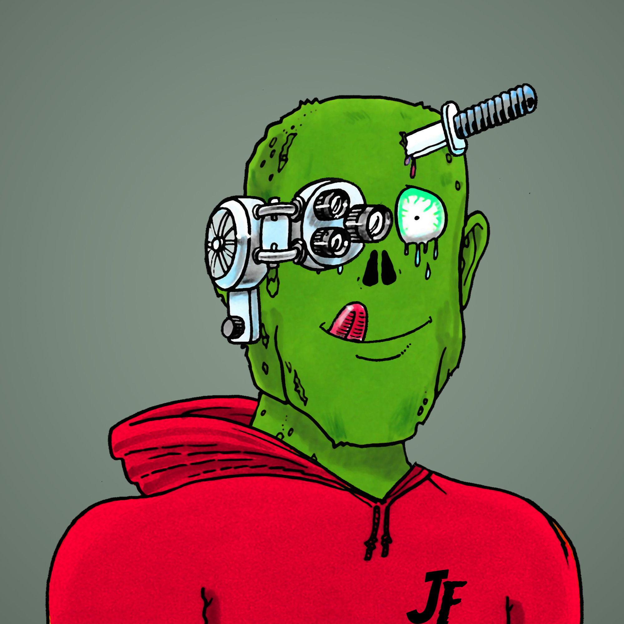 George Trosley - Jungle Freaks - Jungle Freak 2870 - NFT # 2870